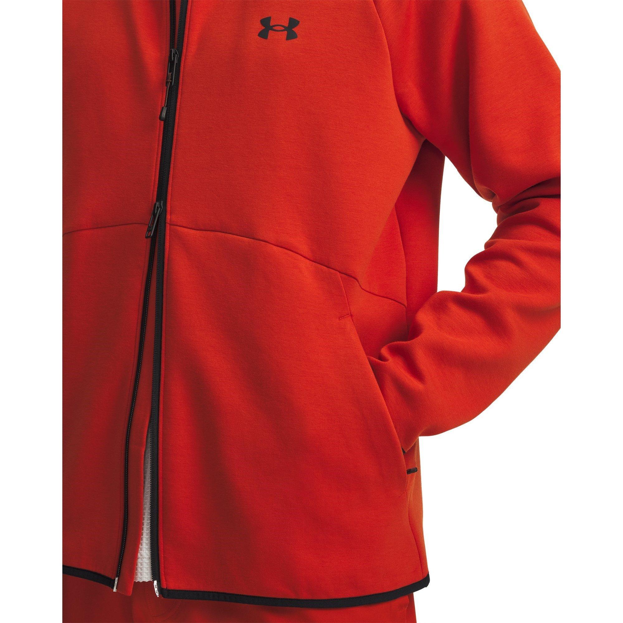 Surplus Orange - Under Armour - Men's Unstoppable Fleece Full-Zip Hoodie - 3