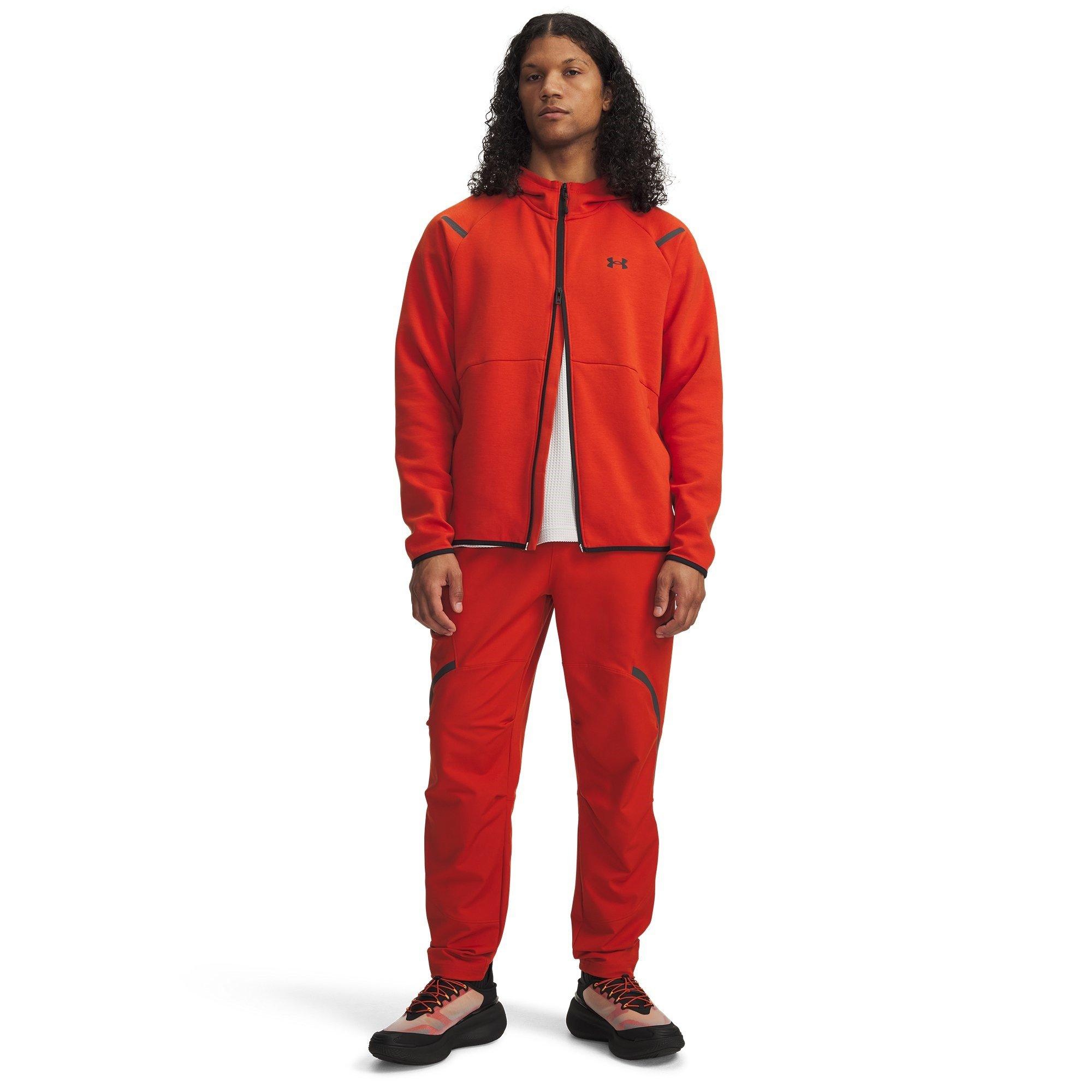 Surplus Orange - Under Armour - Men's Unstoppable Fleece Full-Zip Hoodie - 4