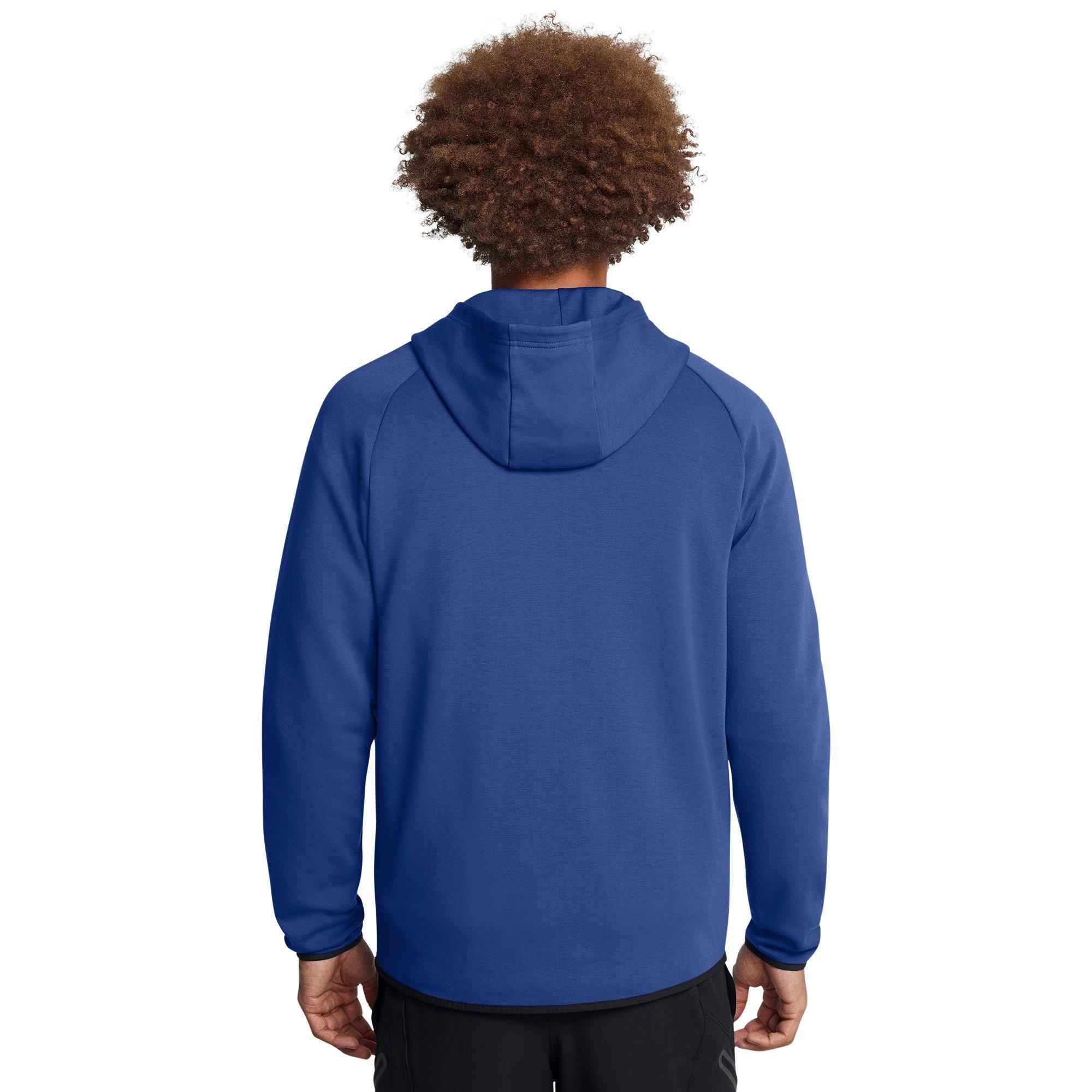 Blue - Under Armour - Men's Unstoppable Fleece Full-Zip Hoodie - 4