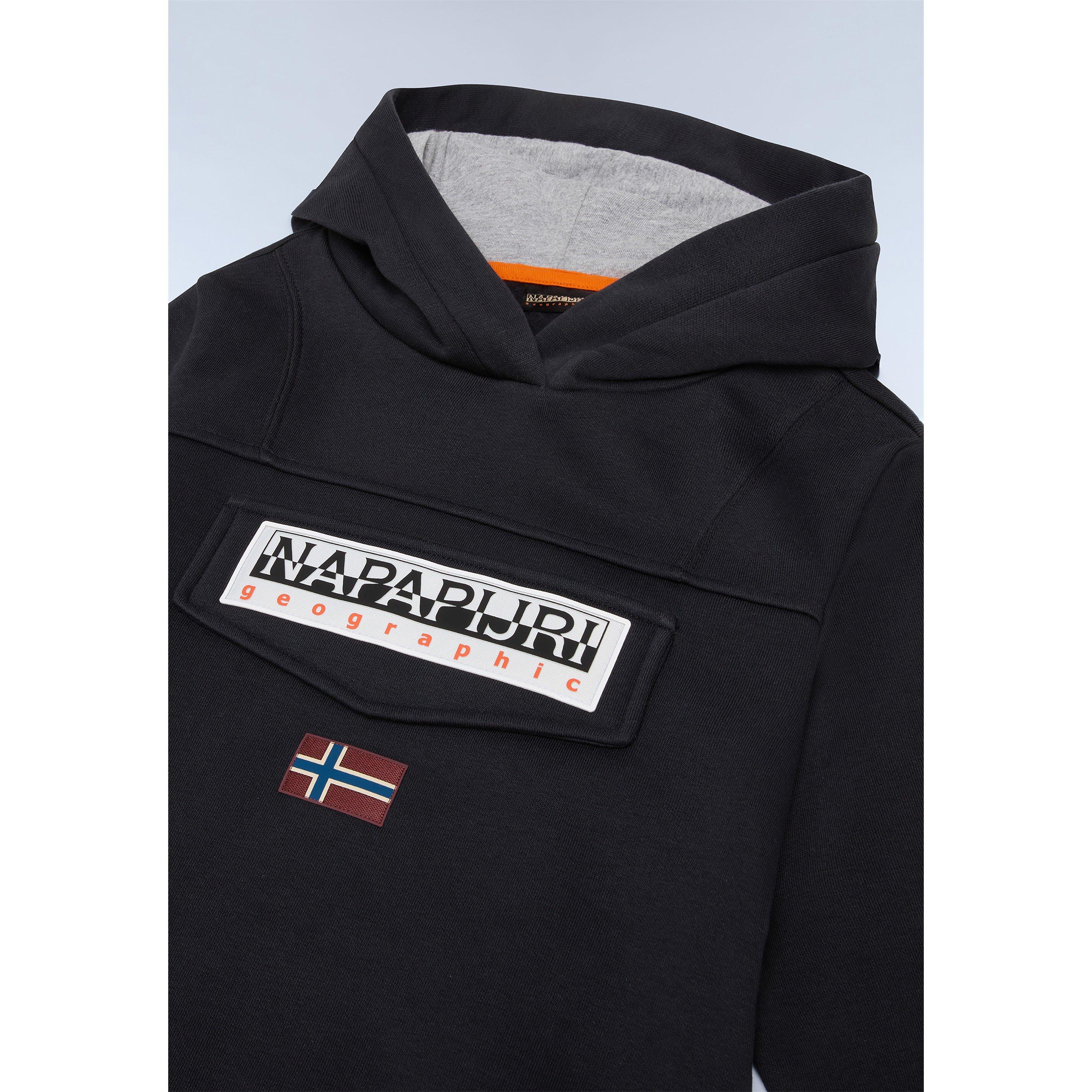 Black 041 - Napapijri - Napa Burgee Hoodie Juniors - 3