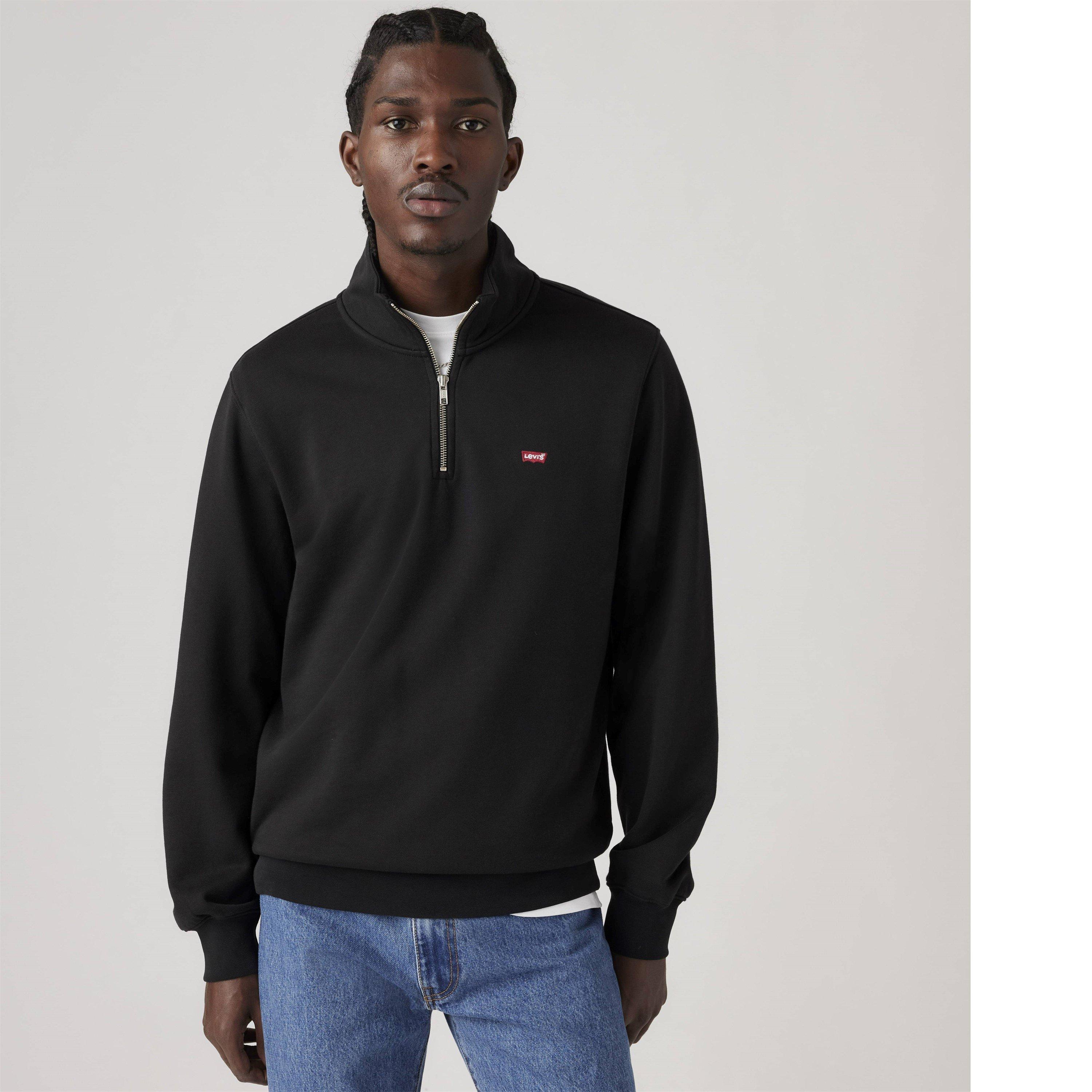 Nero minerale - Levis - Quarter Zip Sweatshirt - 2