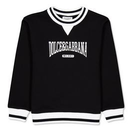 Dolce and Gabbana DG Logo Crew Jn44