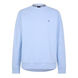 Boss Logo Patch Crewneck Sweater