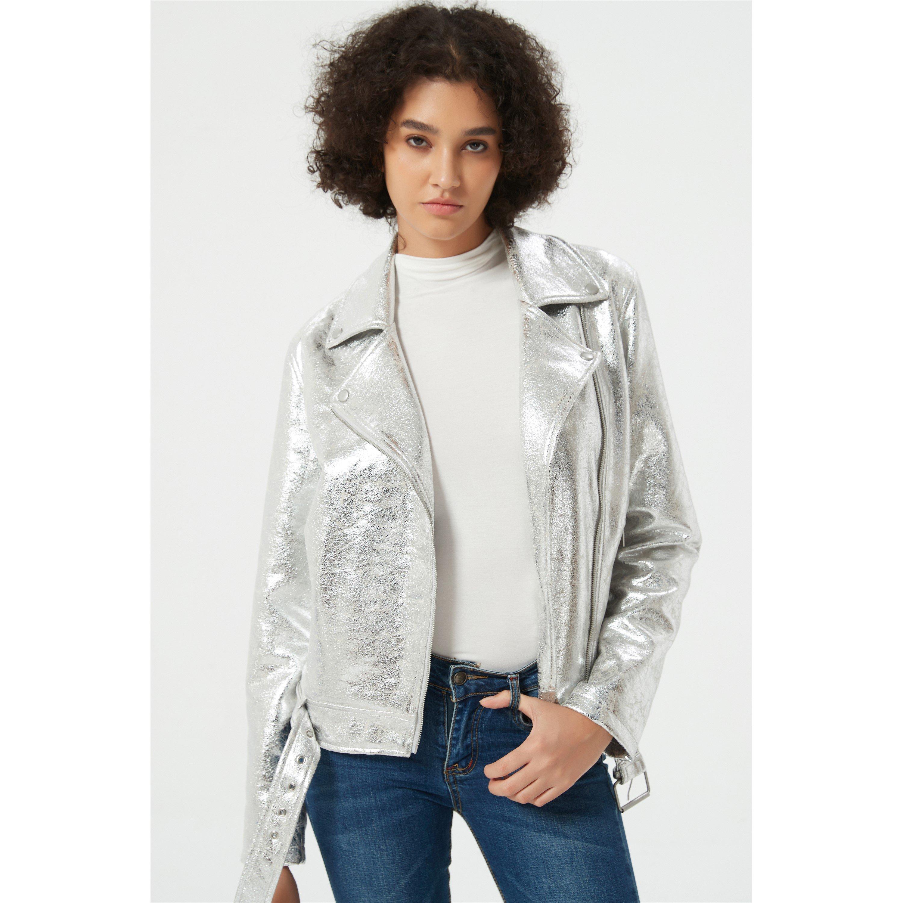 argento - Be You - Biker Short Leather Jacket - 4