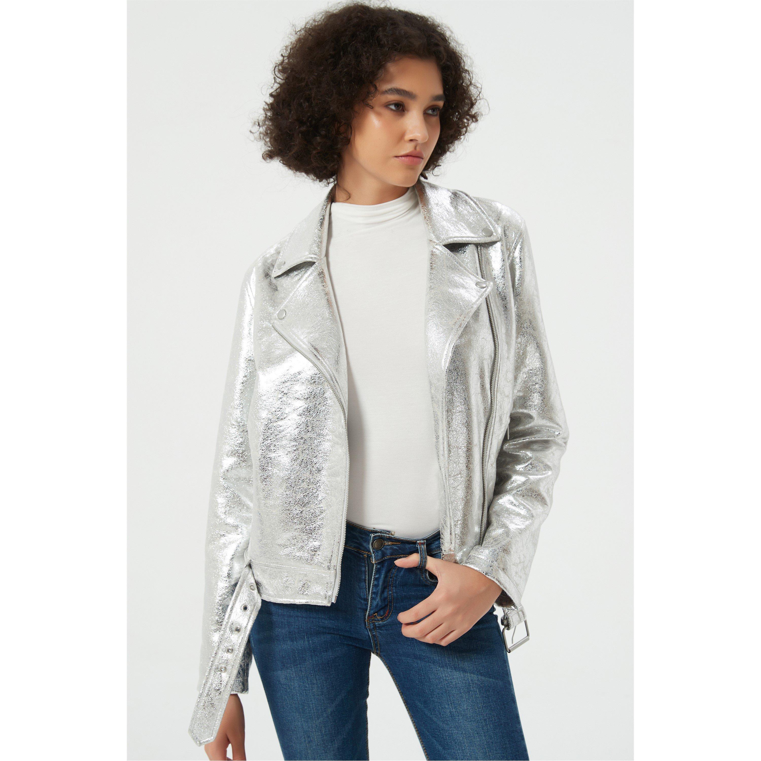 argento - Be You - Biker Short Leather Jacket - 5
