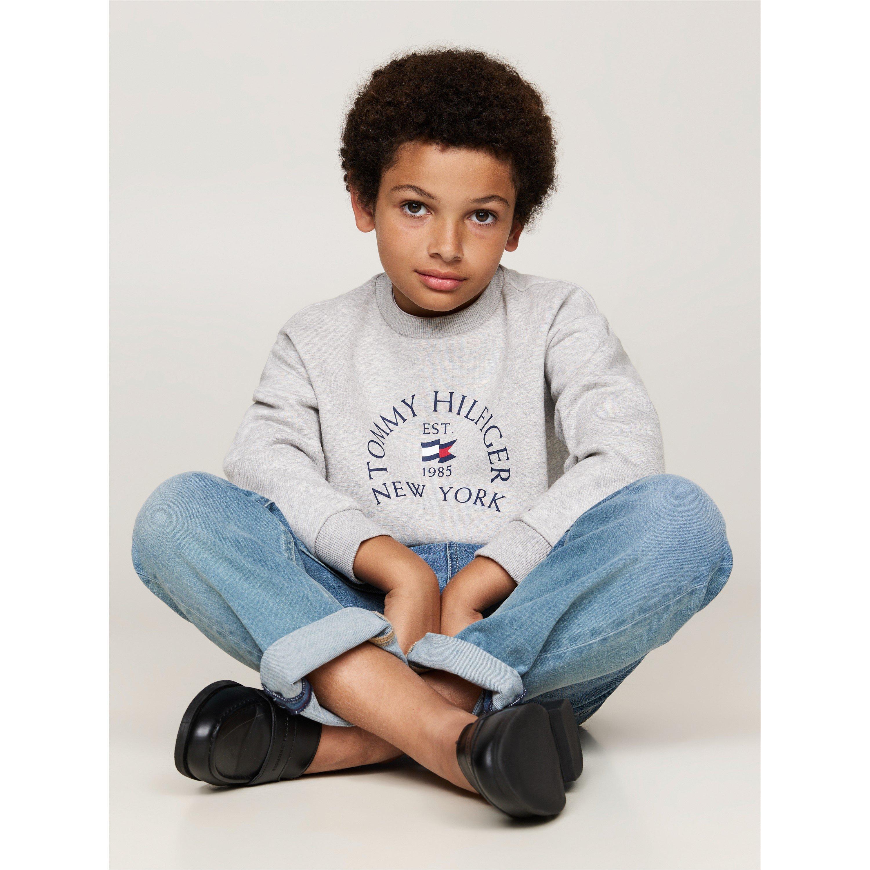 Gris Clair P1A - Tommy Hilfiger - Pullover sweatshirt Juniors - 3