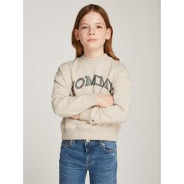 Tommy Hilfiger Dot Foil Crew Neck Sweatshirt Juniors