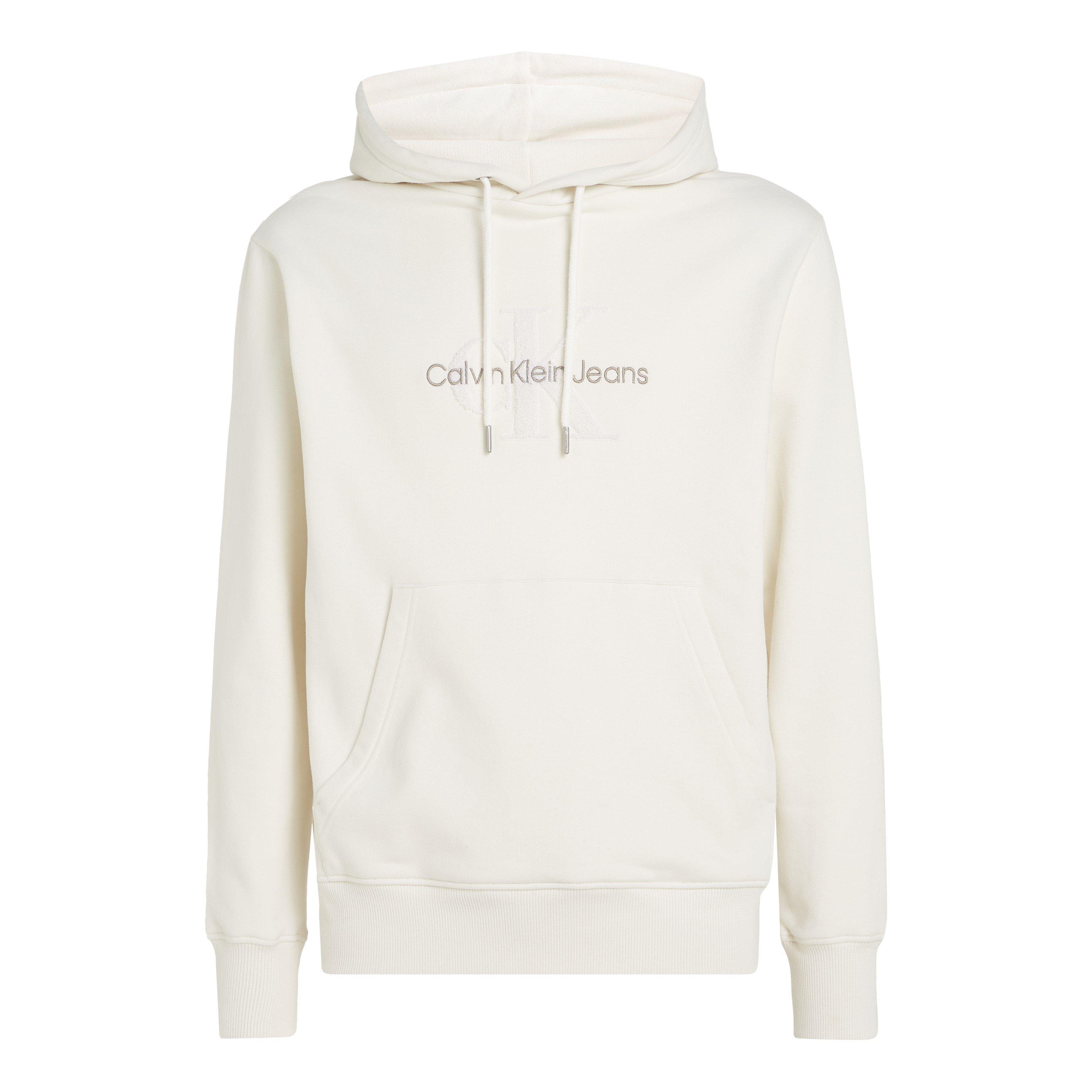 Ivory - Calvin Klein Jeans - Pullover Drawstring hoodie - 5