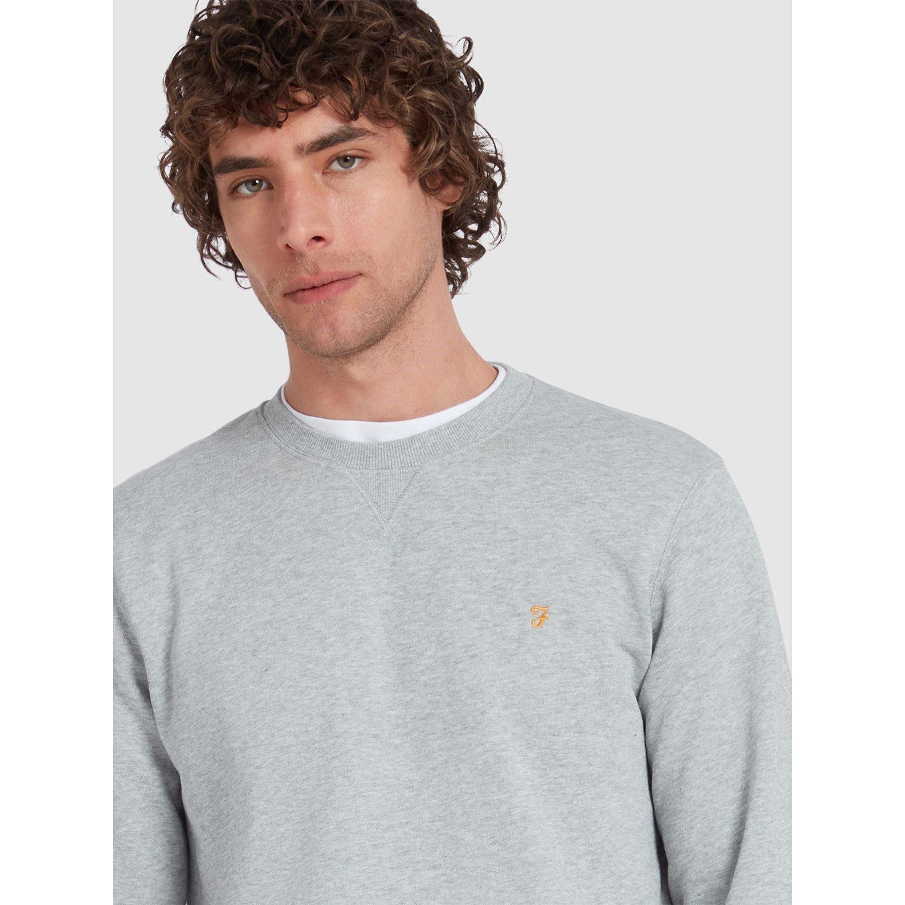 Grau Melange 042 - Farah - Tim Crew Sweatshirt - 4
