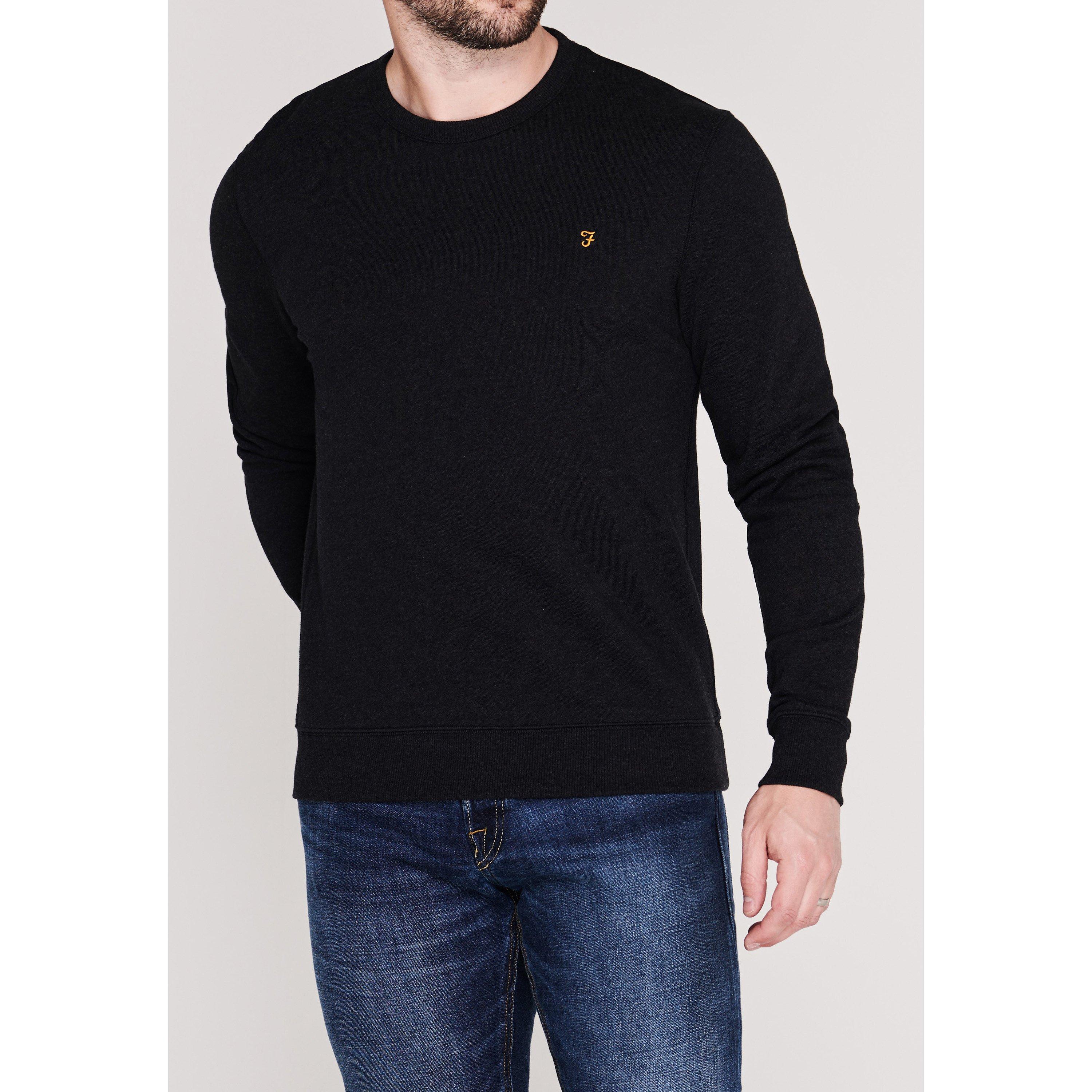Zwart 010 - Farah - Tim Crew Sweatshirt - 2