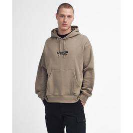 Barbour International Mapped Graphic Oversized Hoodie