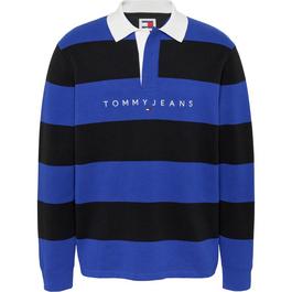 Tommy Jeans Regular Club Striped Linear Rugby Shirt