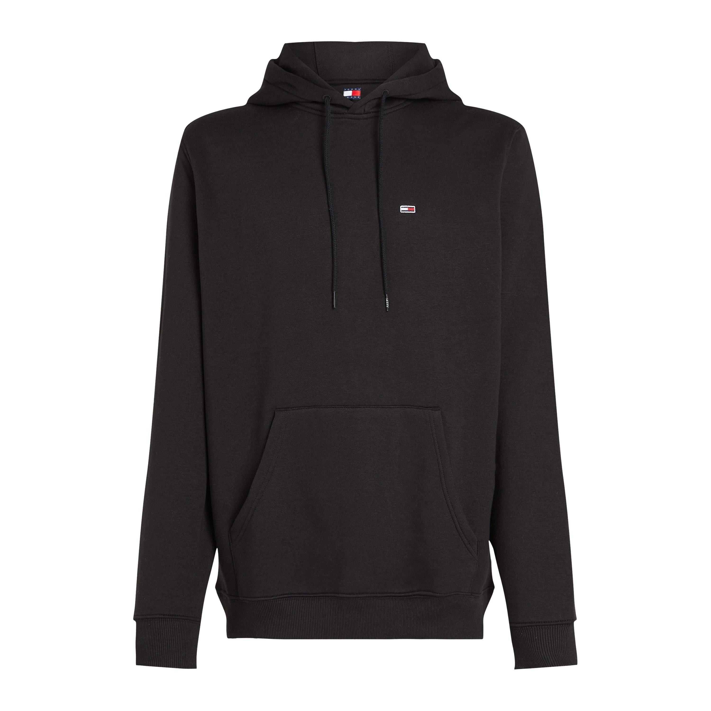 Tommy Jeans Men's Small Flag Hoodie - Black - M
