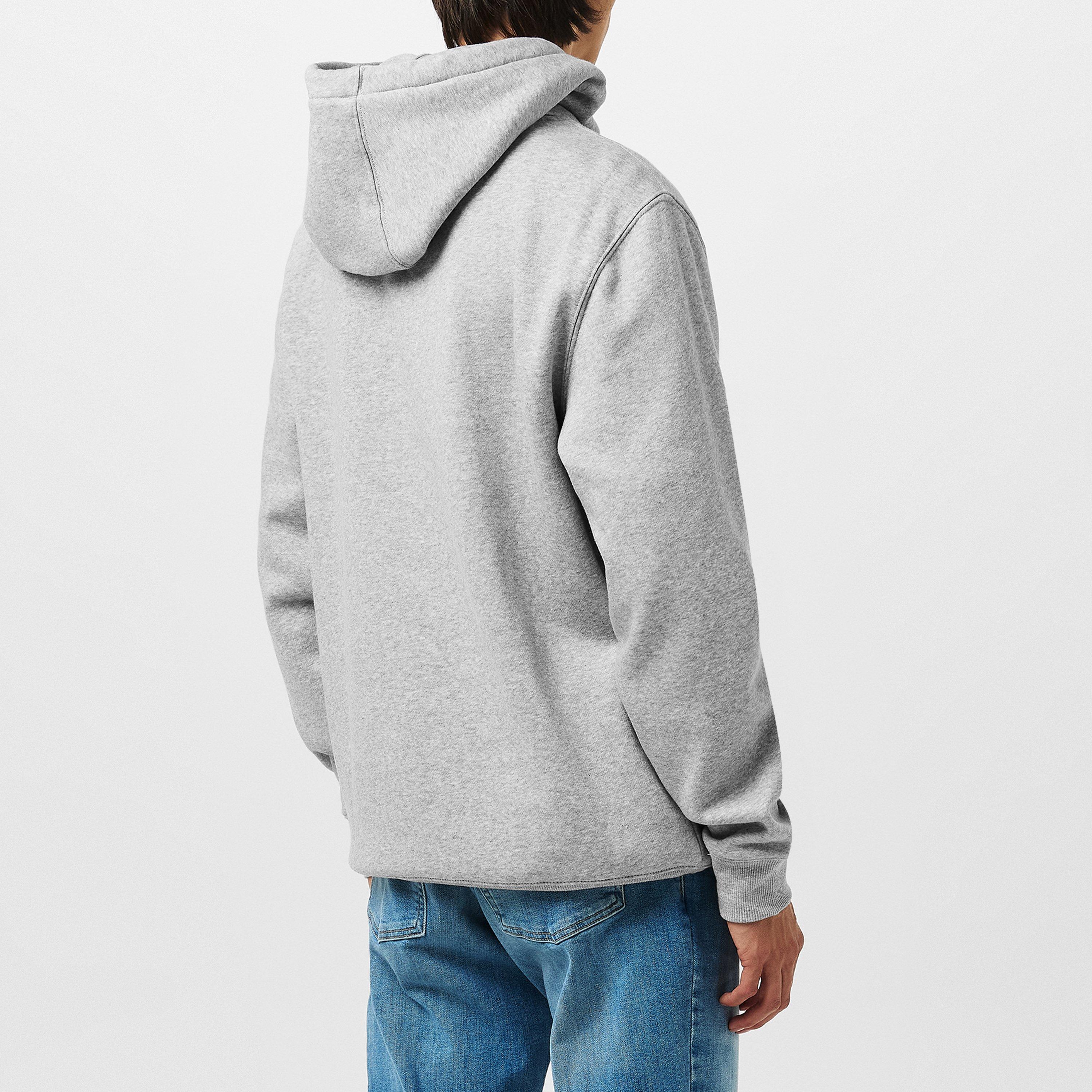 Grey Htr - Tommy Jeans - Small Flag Hoodie - 4