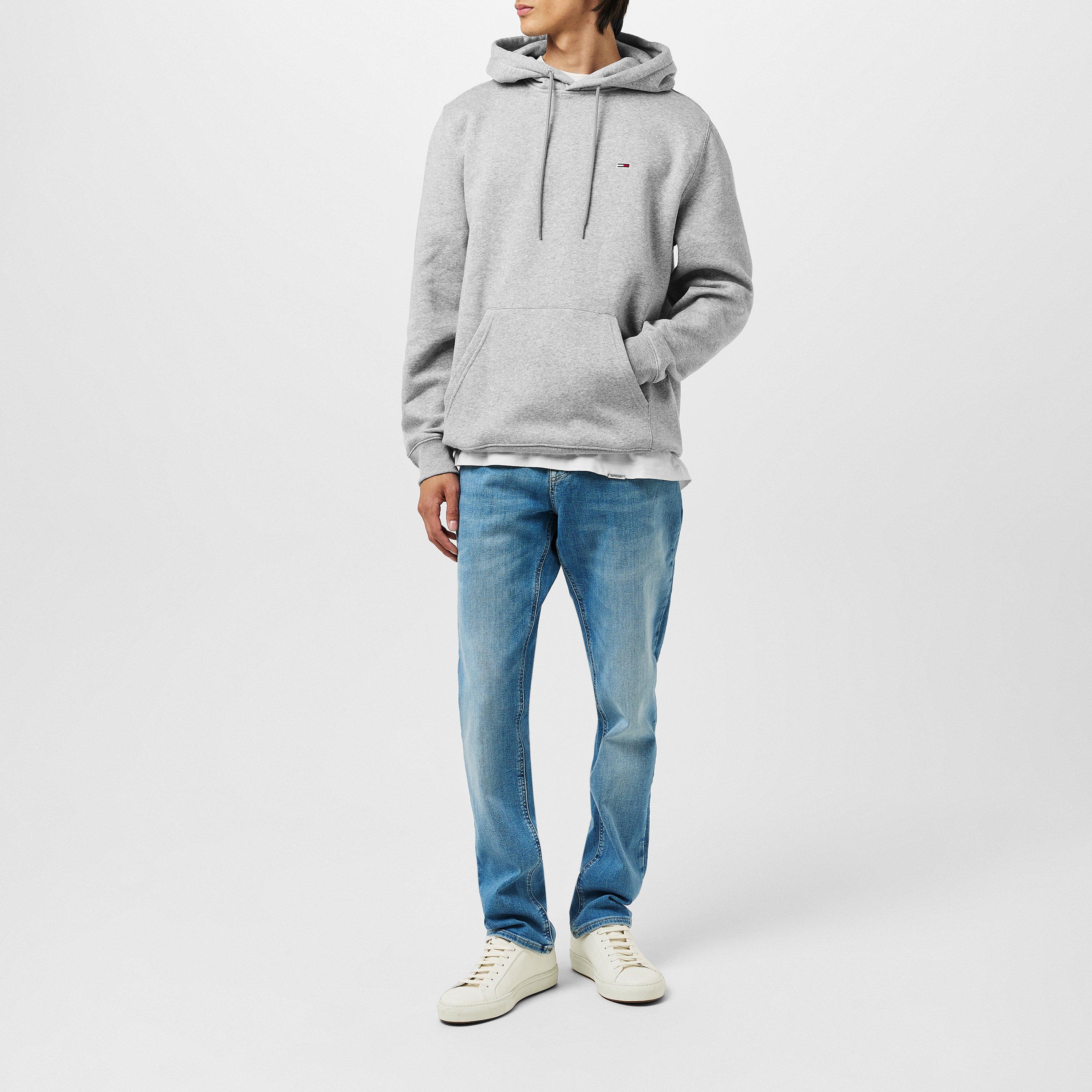 Grey Htr - Tommy Jeans - Small Flag Hoodie - 6