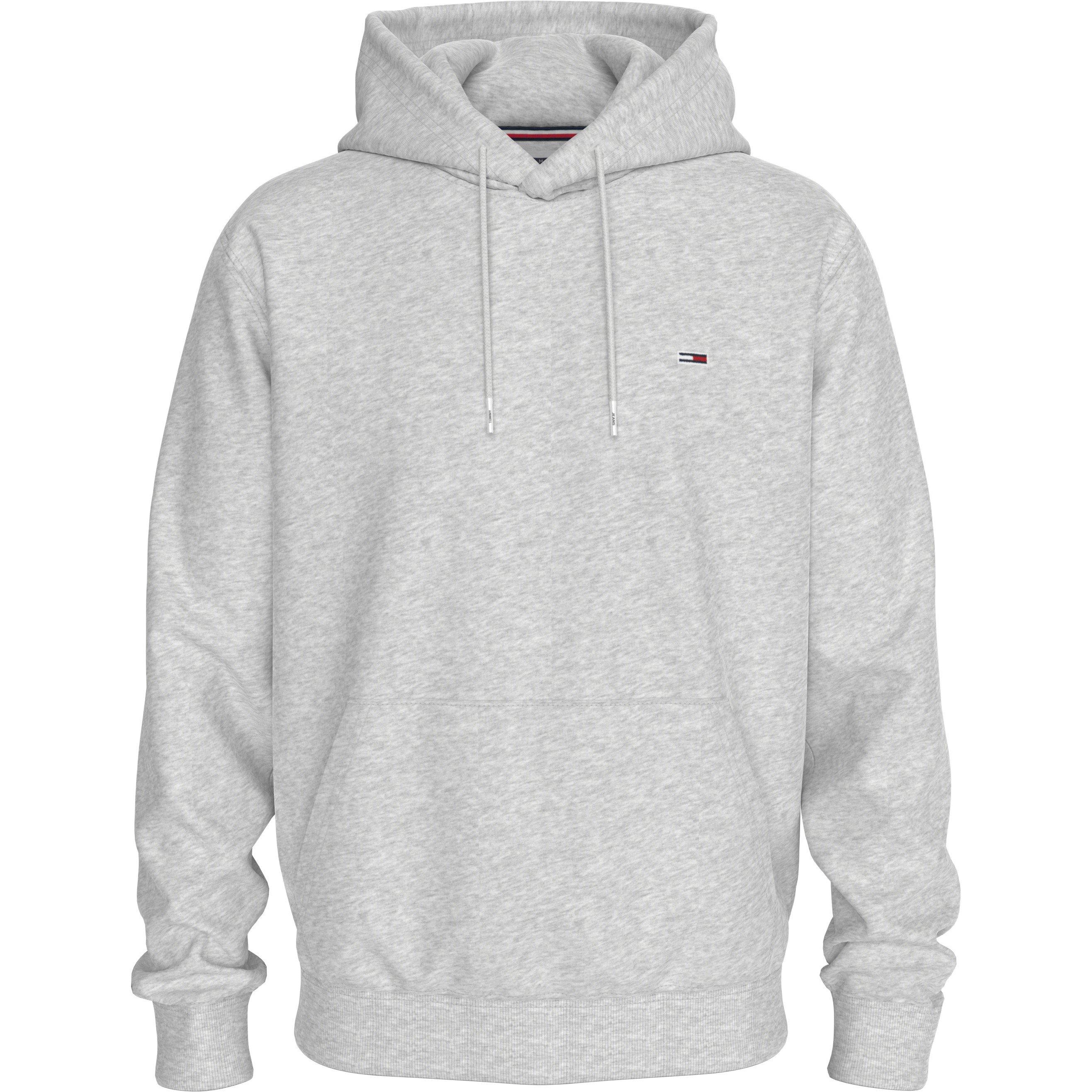 Tommy Jeans Men's Small Flag Hoodie - Silver Grey - M