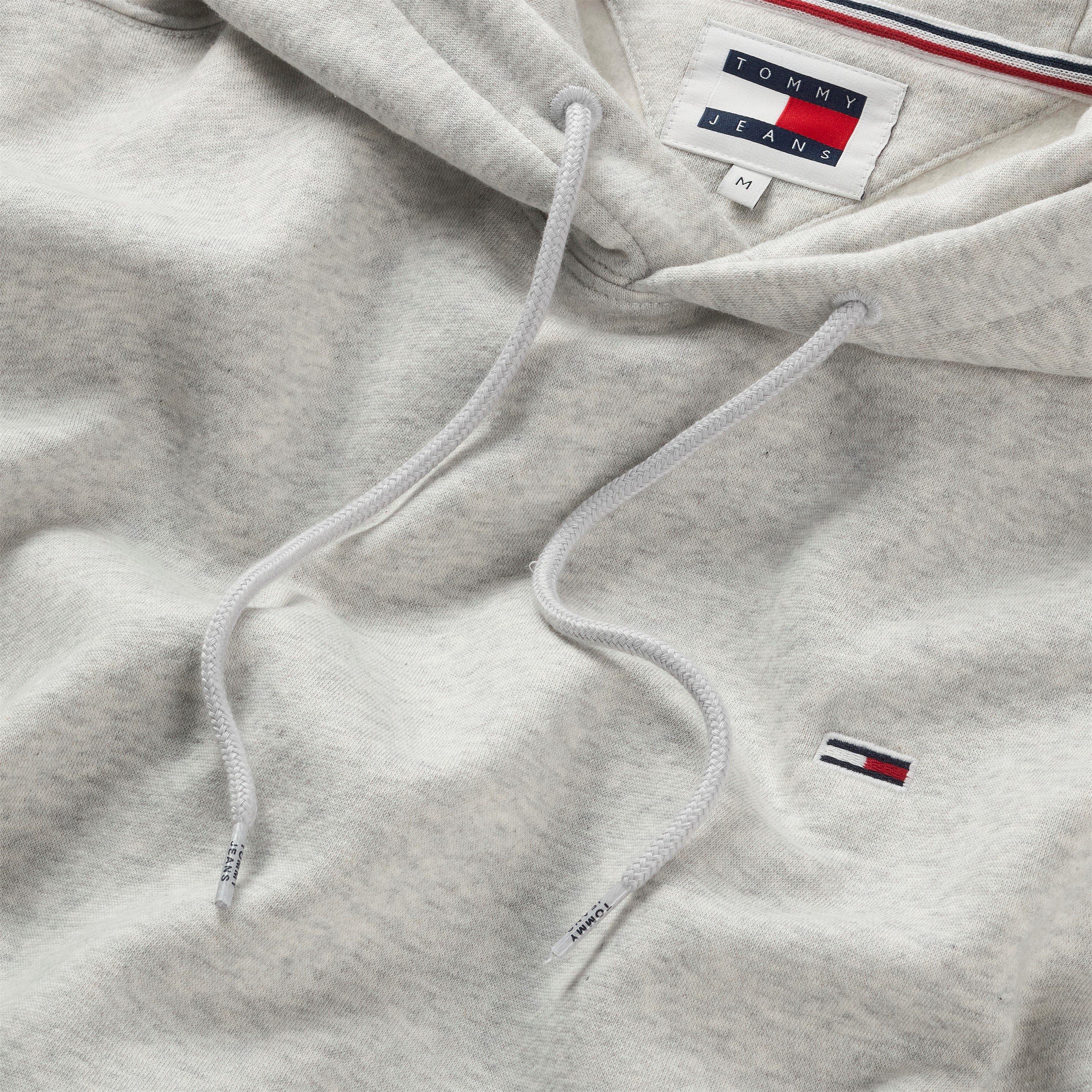 Sølvgrå - Tommy Jeans - Small Flag Hoodie - 2