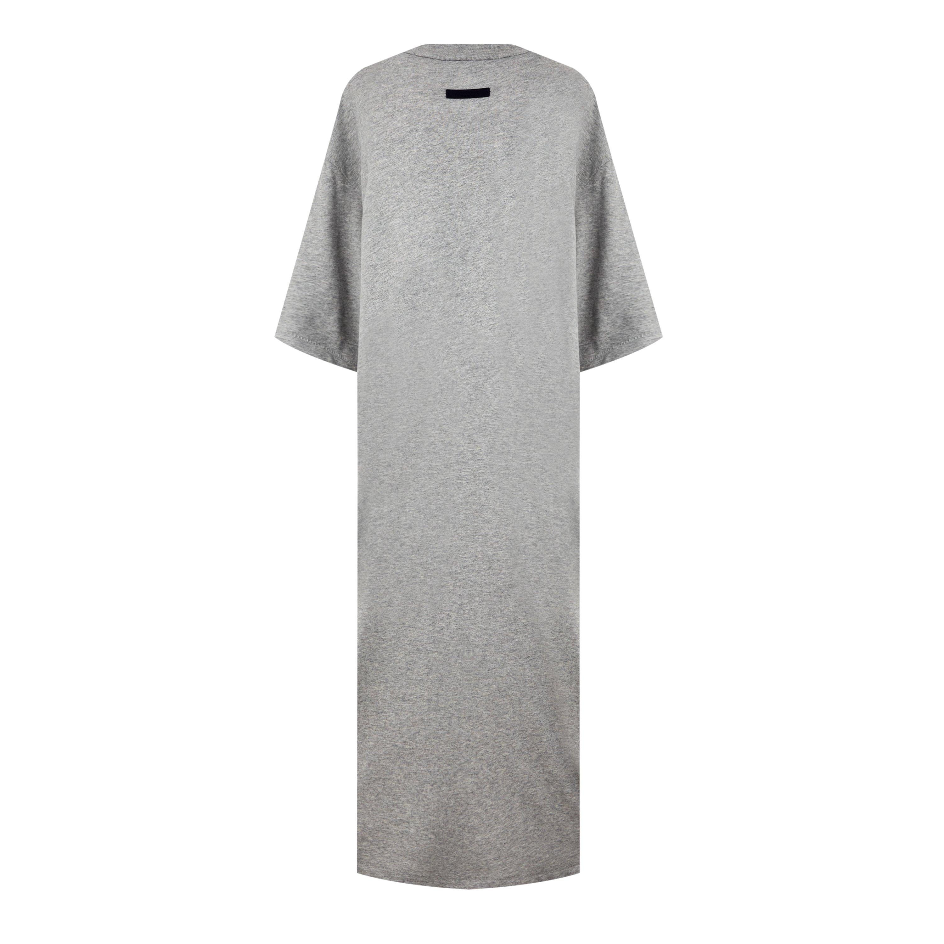 Dark Heather - Fear Of God Essentials - Tri-Blend three quarter Sleeve Dress - 6