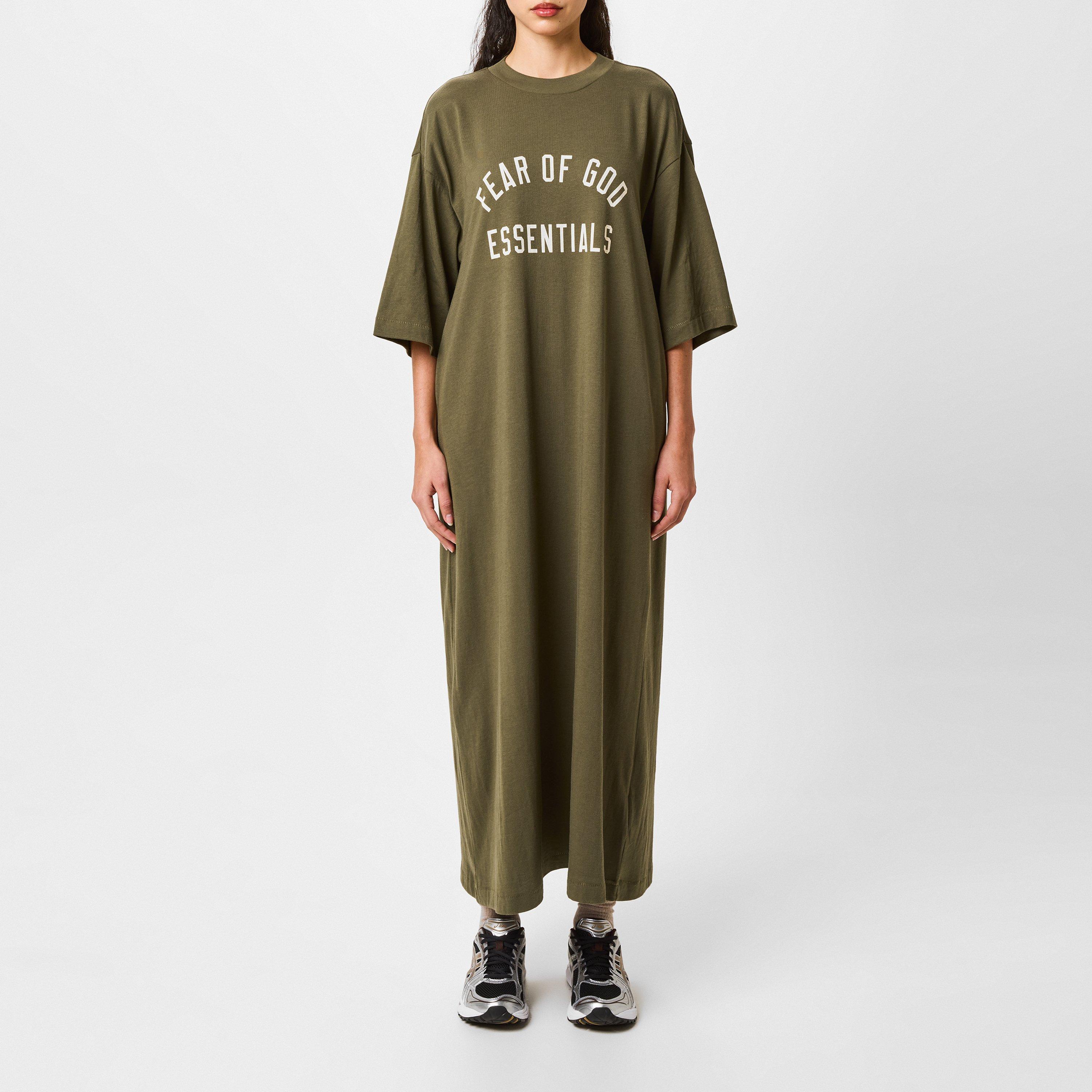 関税込み＊FEAR OF GOD ESSENTIALS＊トライブレンド七分袖ドレス Fear Of God Essentials | Tri-Blend three quarter Sleeve