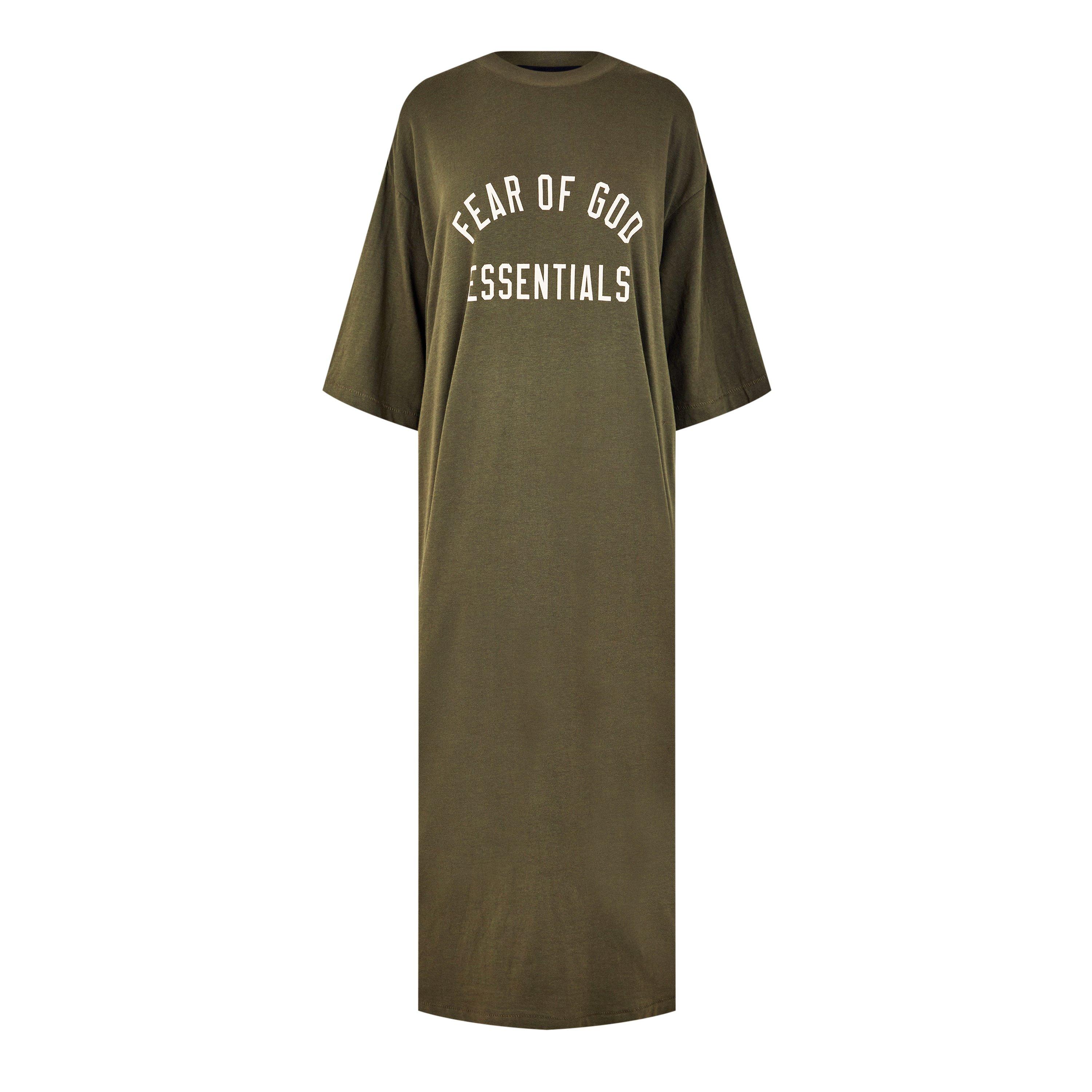 Military - Fear Of God Essentials - Tri-Blend 3/4 Sleeve Dress - 5