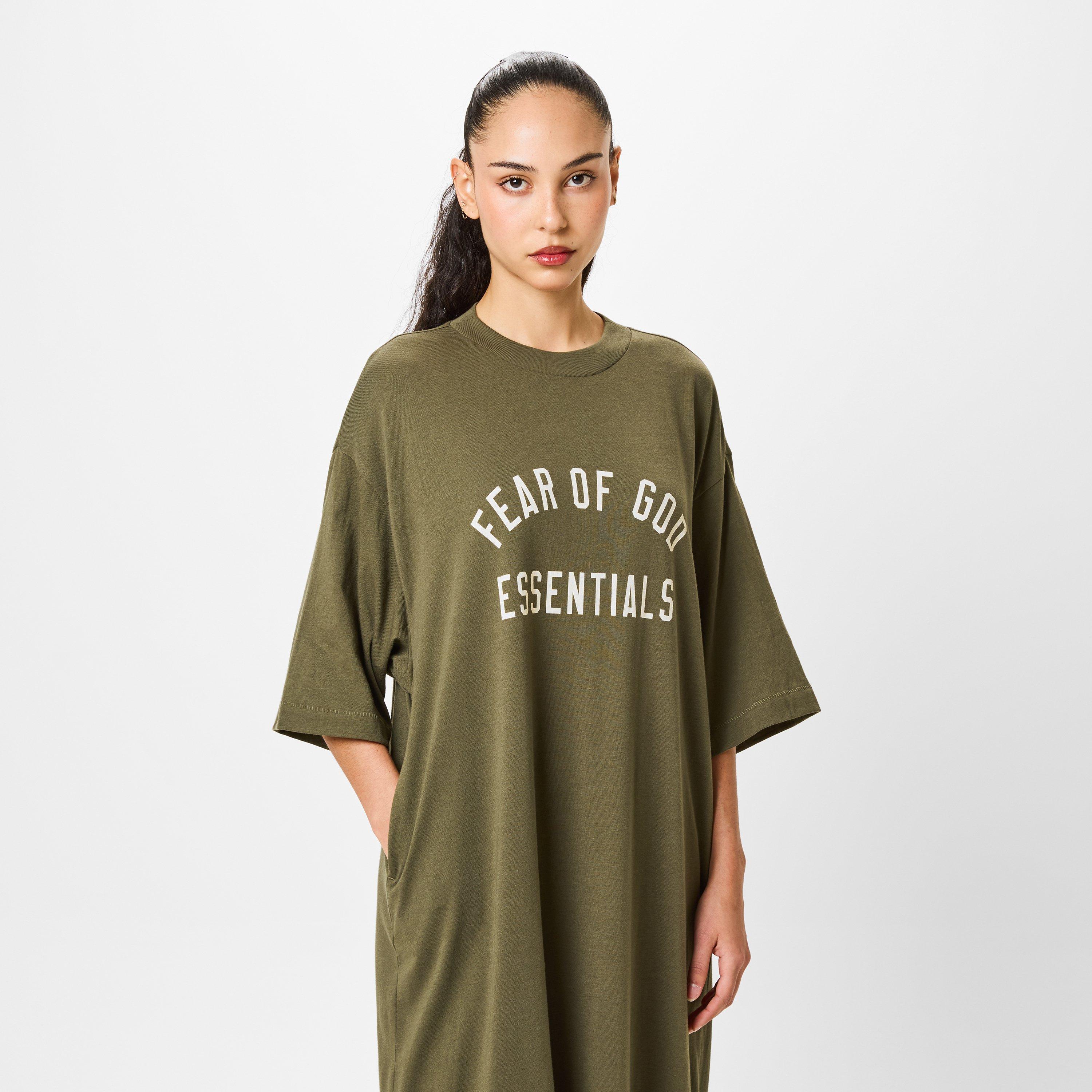 Military - Fear Of God Essentials - Tri-Blend 3/4 Sleeve Dress - 4