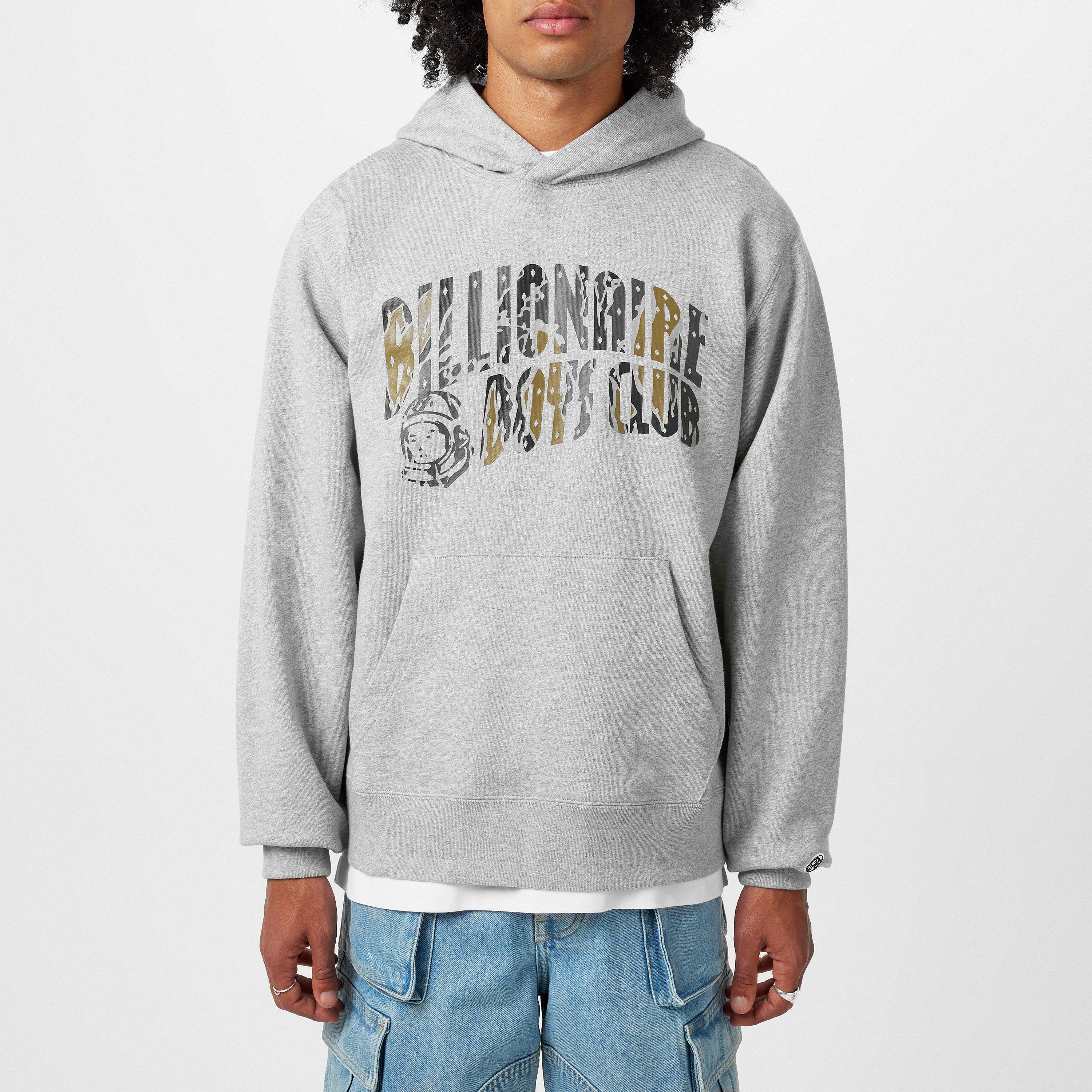 HEATHER GREY - Billionaire Boys Club - Leaf Camo Hoodie - 1