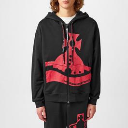 Vivienne Westwood Sunken Orb Zip Hoodie