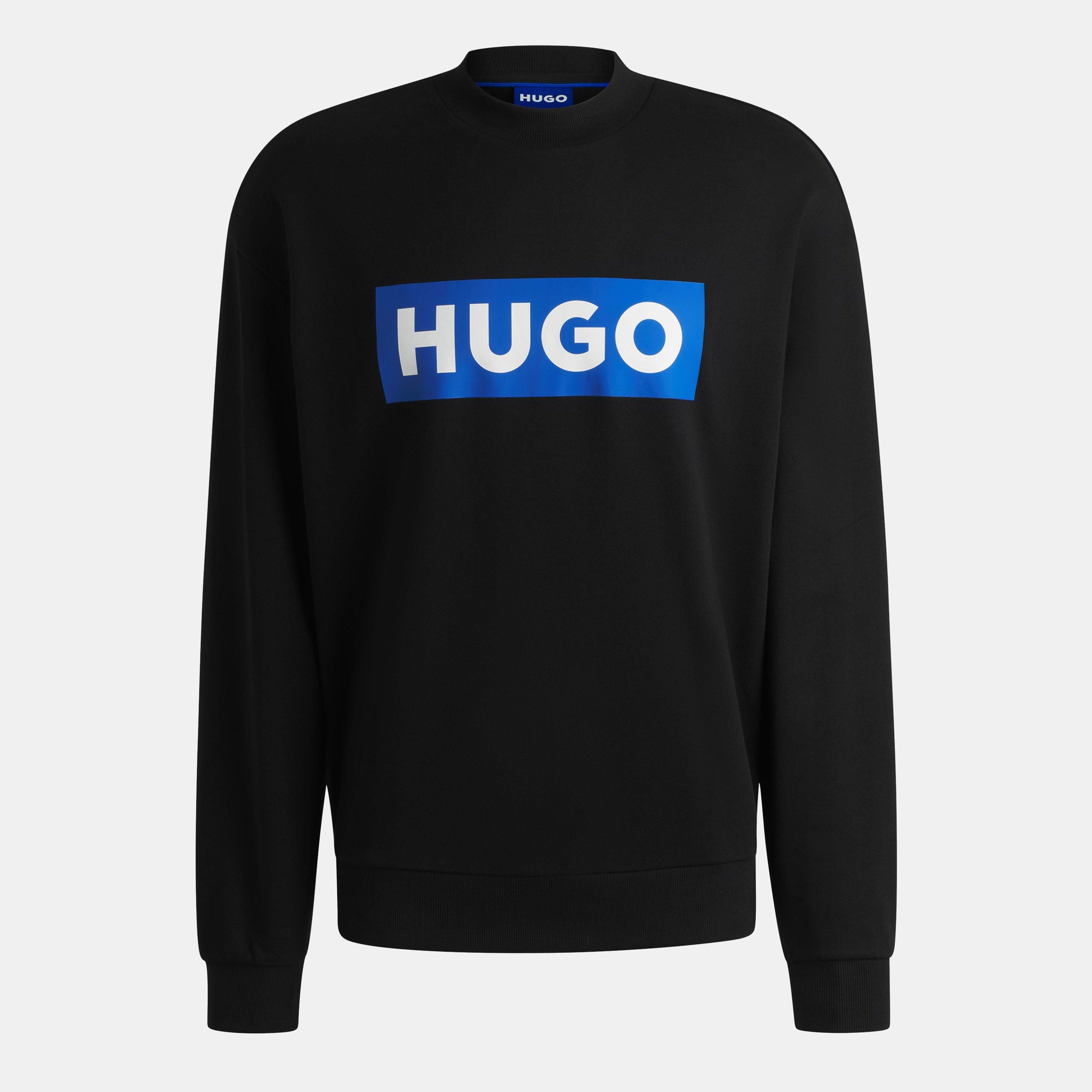 Black 001 - Hugo - HBW Niero Crew Sweater Mens - 1