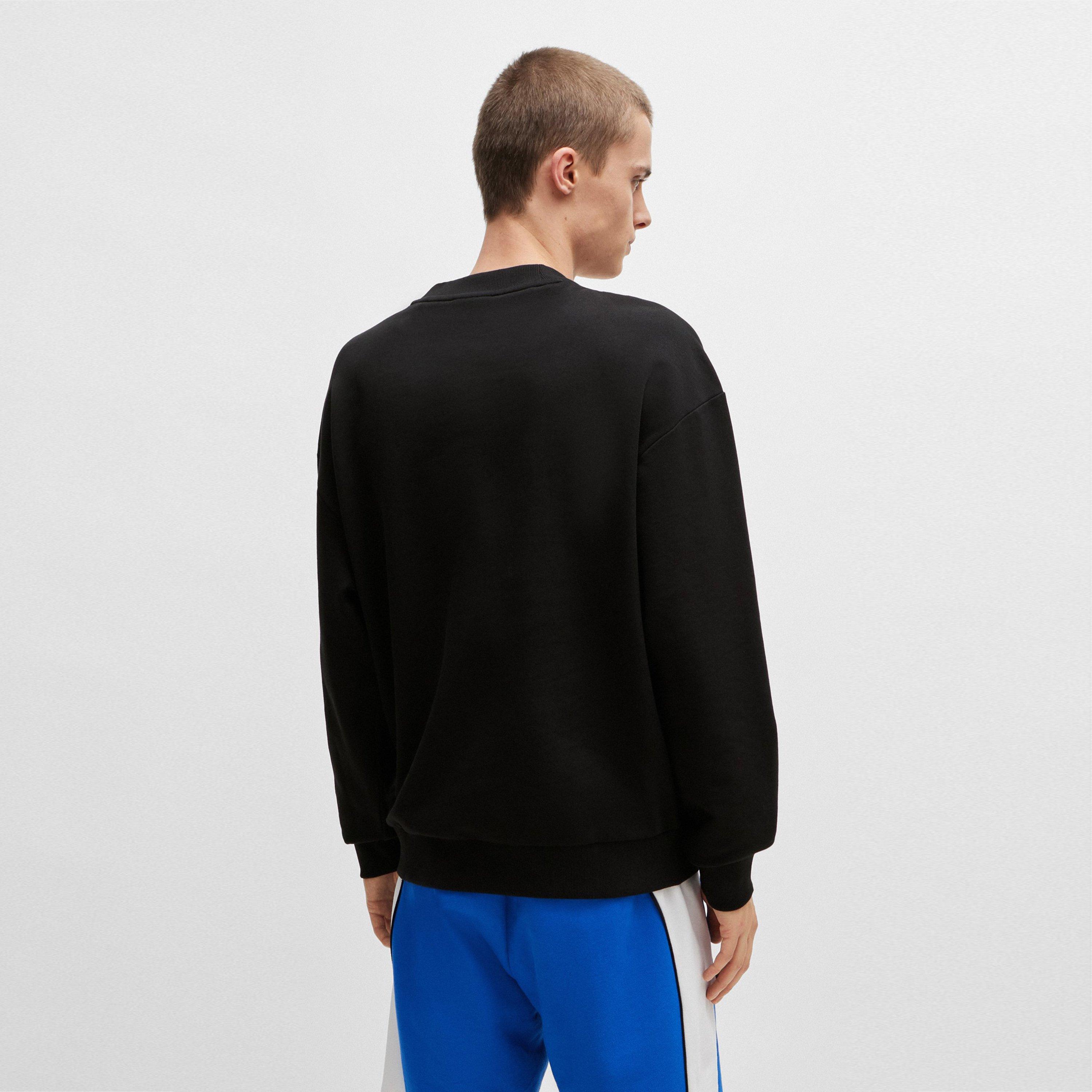 Black 001 - Hugo - Niero Crew Sweater Mens - 3