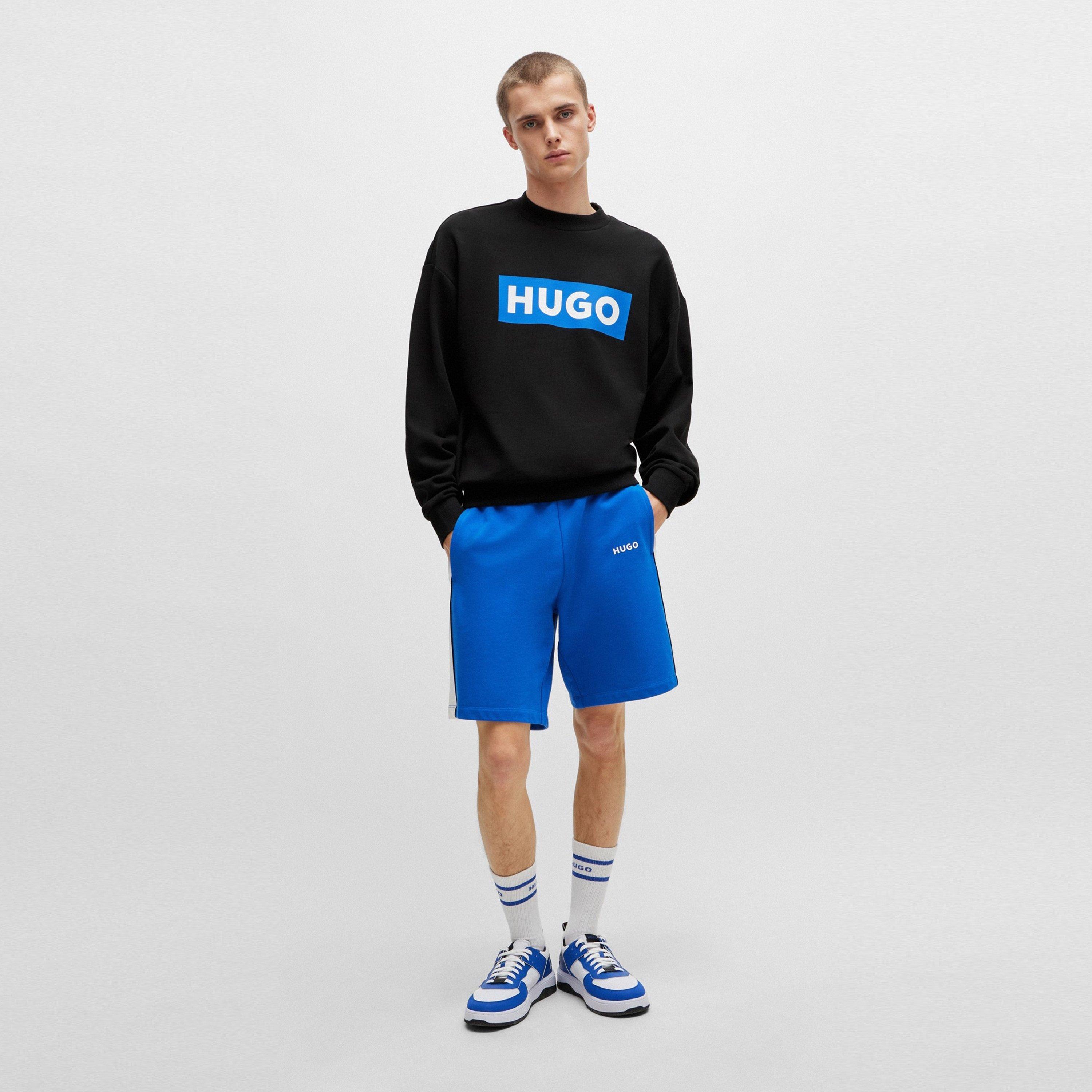 Black 001 - Hugo - Niero Crew Sweater Mens - 4