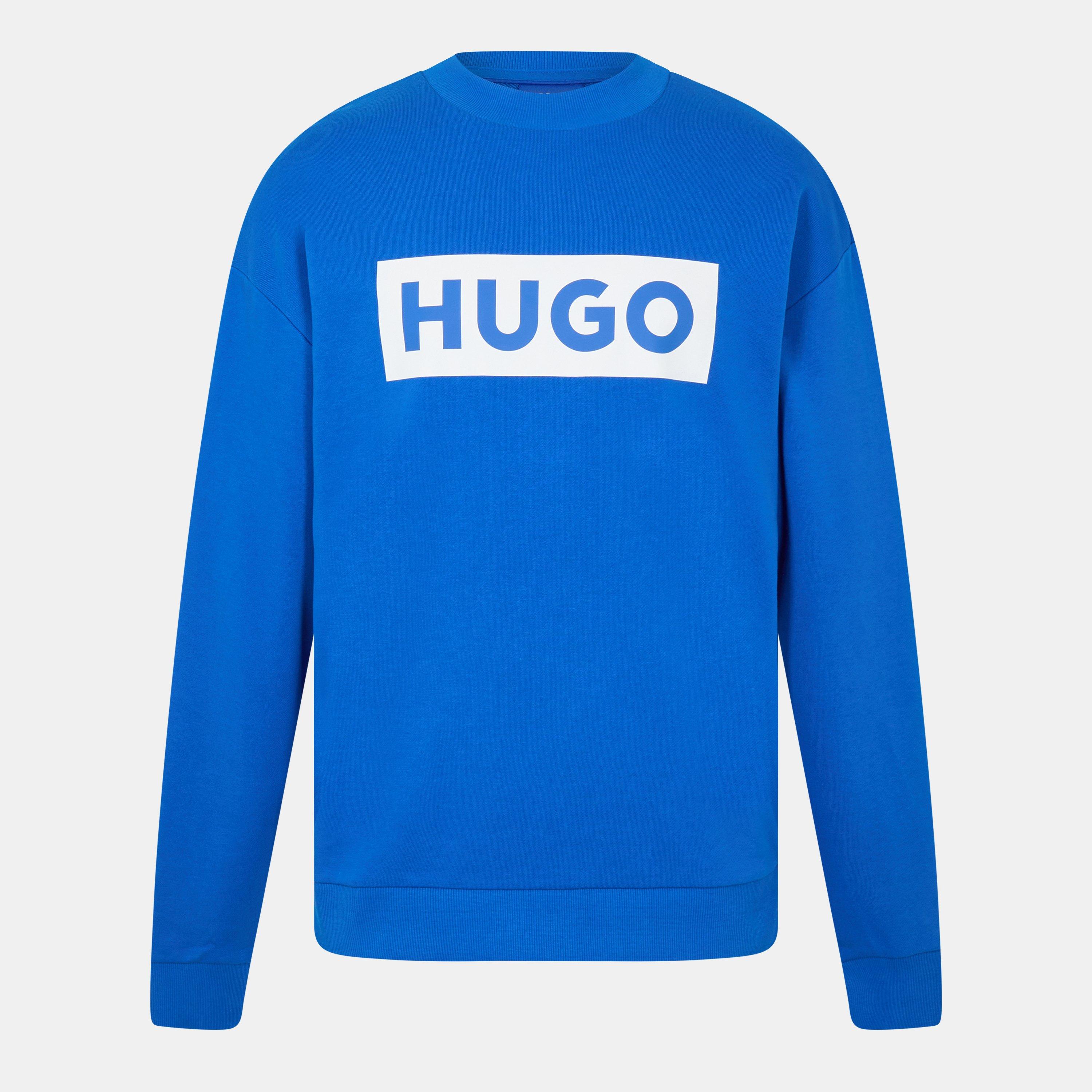 Hugo Men's Hbw Niero Crew Sweater - Blue 493 - Medium