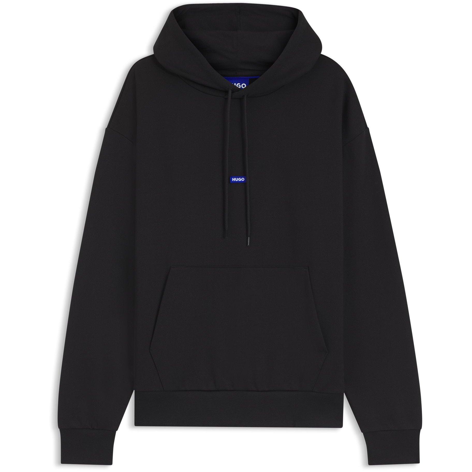 Black 001 - Hugo - Logo Label Hoodie - 1