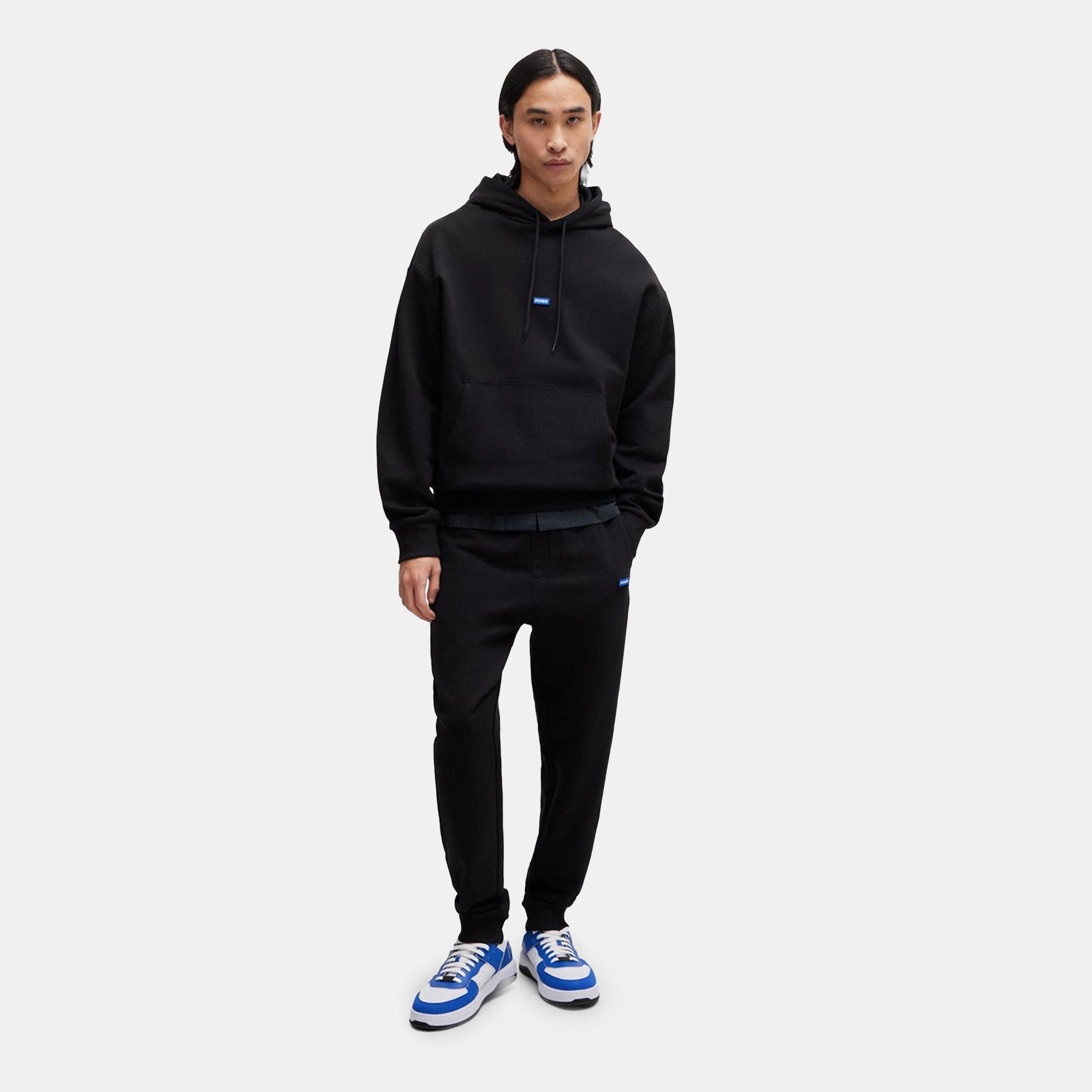 Black 001 - Hugo - Label Hoodie - 6