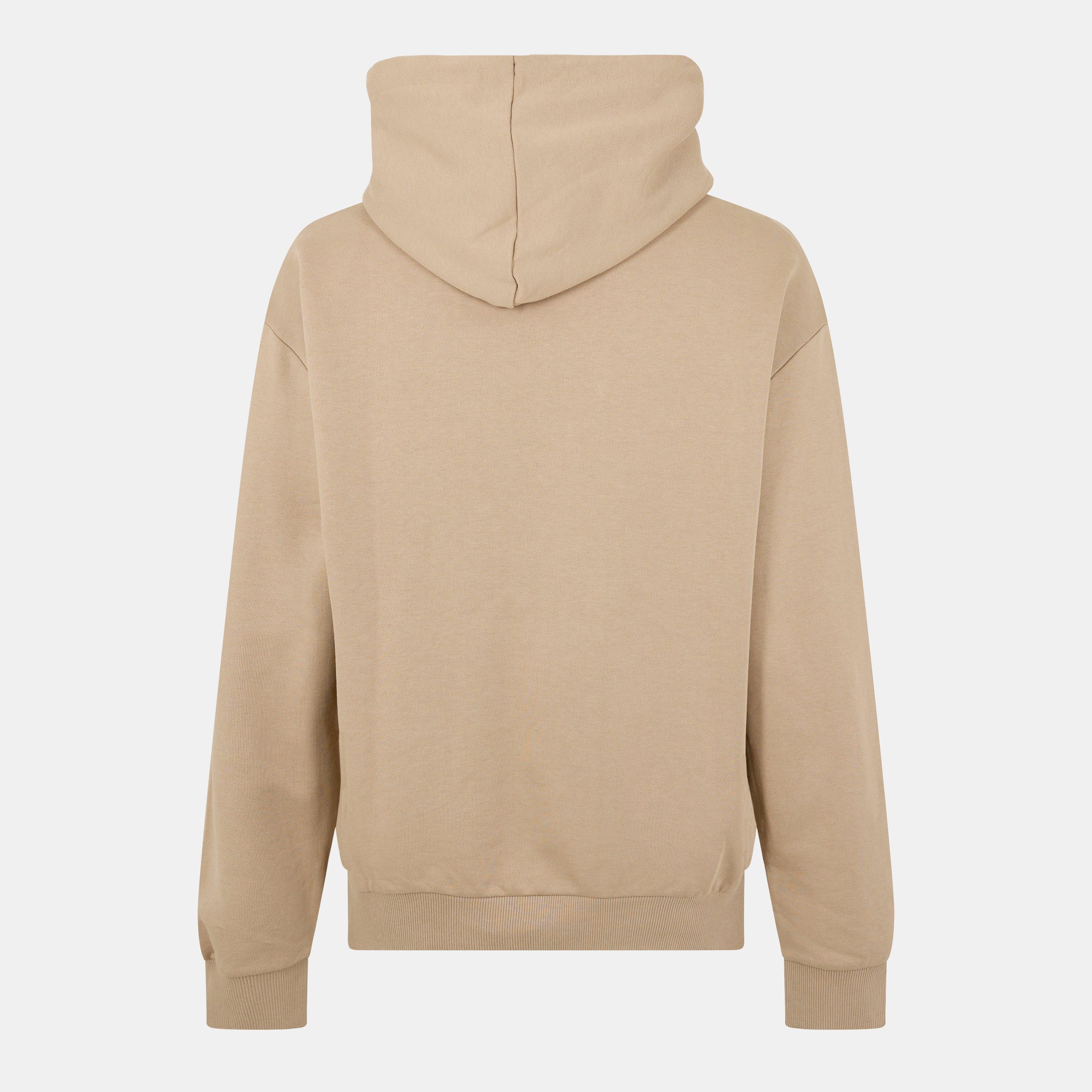 Medium Beige - Hugo - Label Hoodie - 2