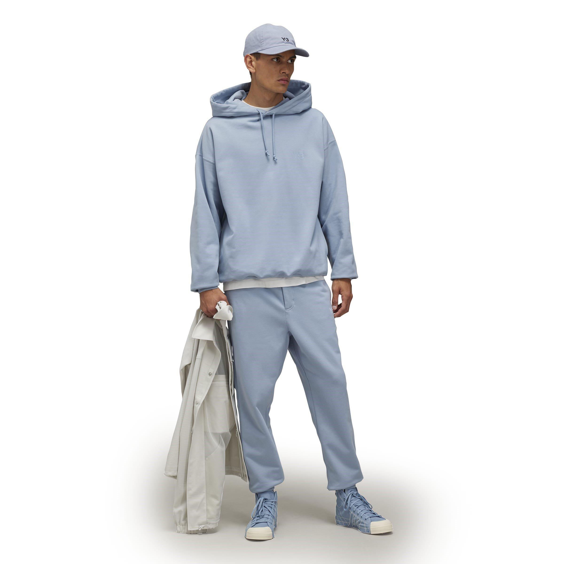 TACTILE BLUE - Y3 - Brushed Terry Hoodie - 3