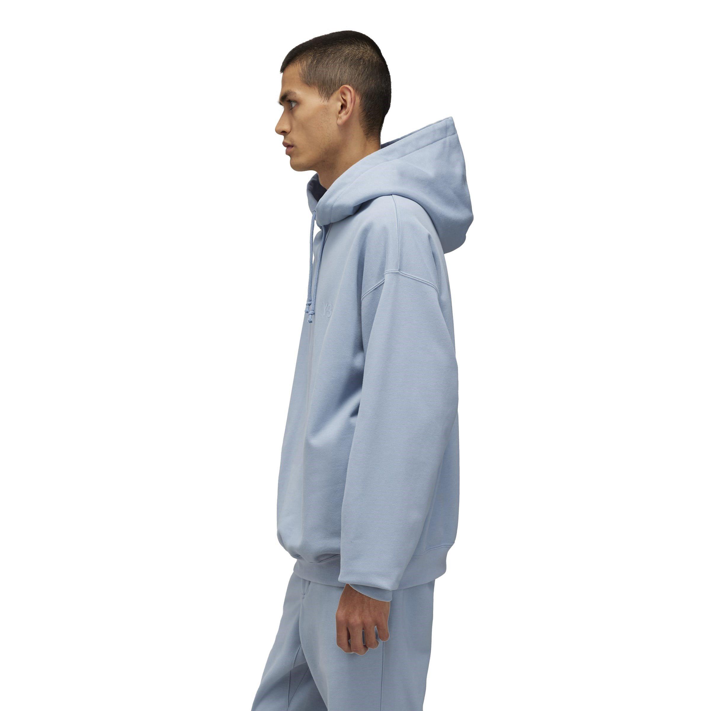 TACTILE BLUE - Y3 - Brushed Terry Hoodie - 4
