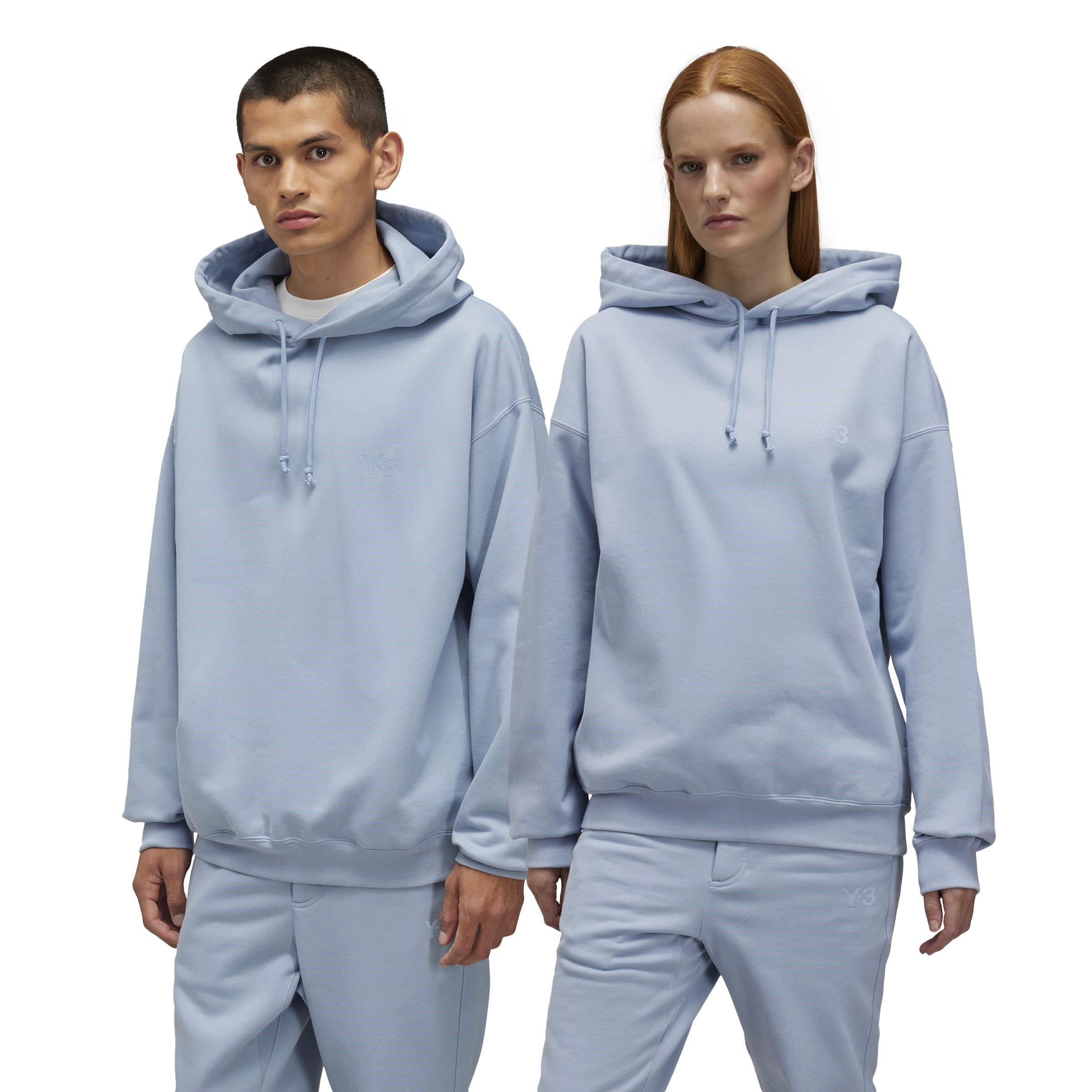 TACTILE BLUE - Y3 - Brushed Terry Hoodie - 5