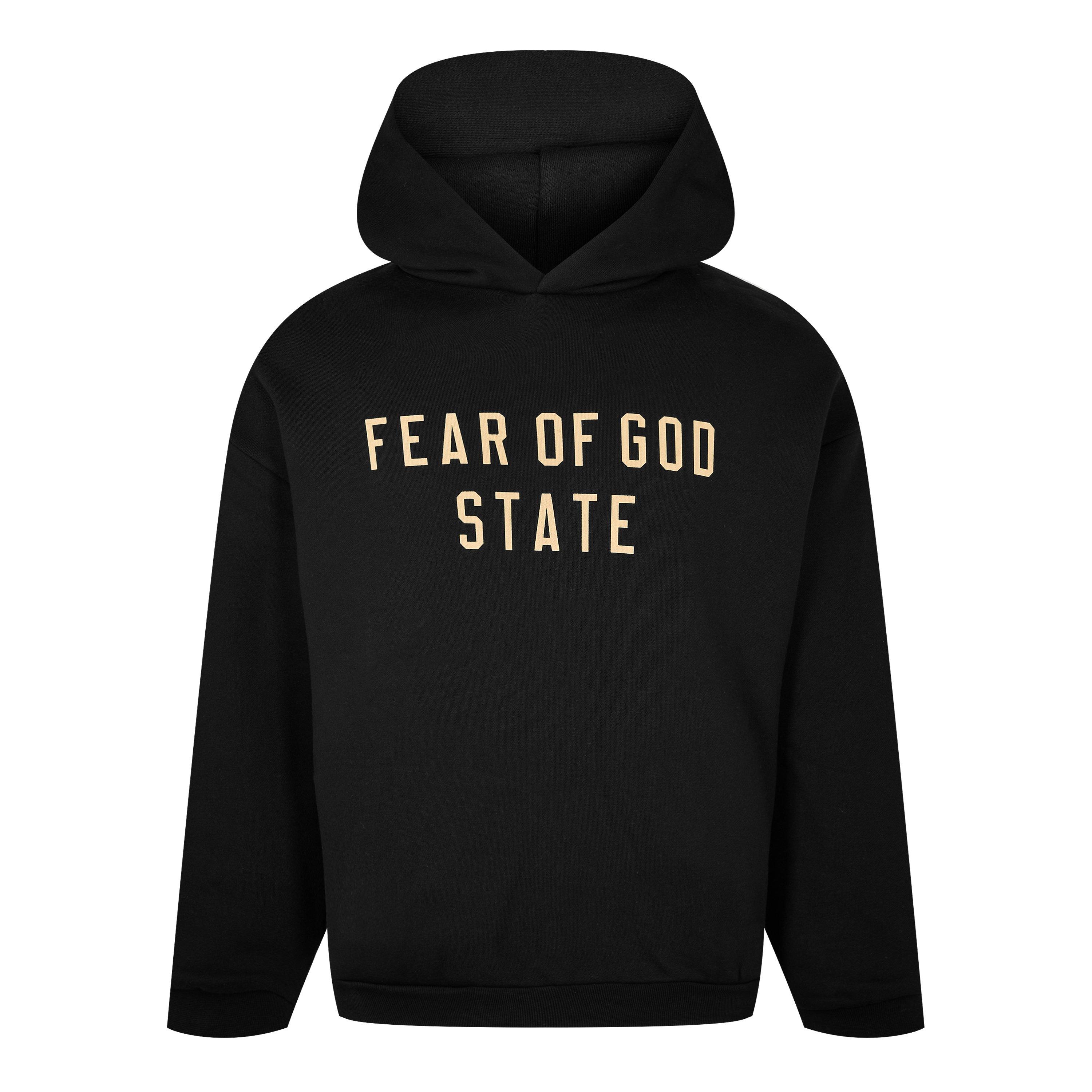Black - Fear Of God Essentials - Fleece Hoodie - 1