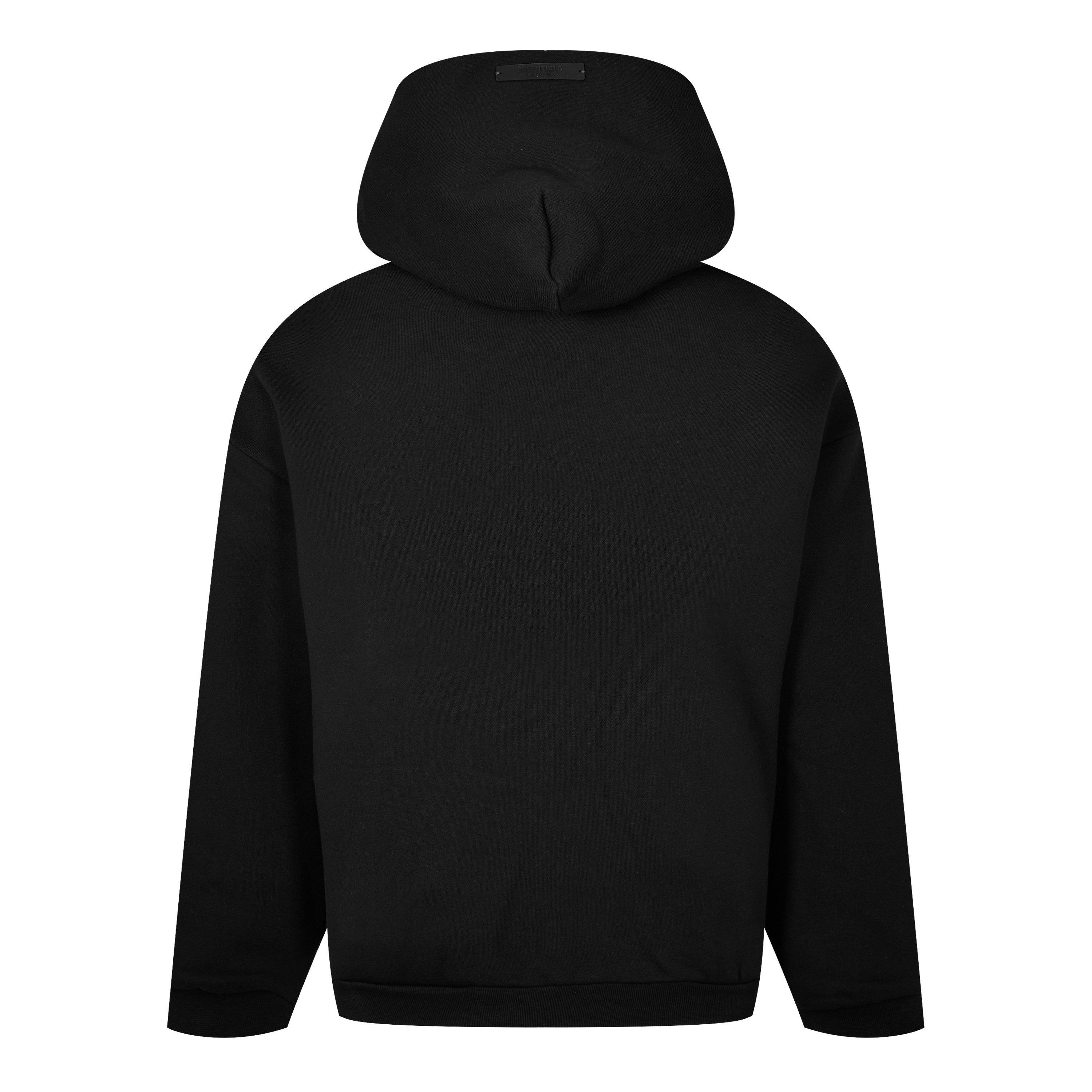 Black - Fear Of God Essentials - Fleece Hoodie - 2