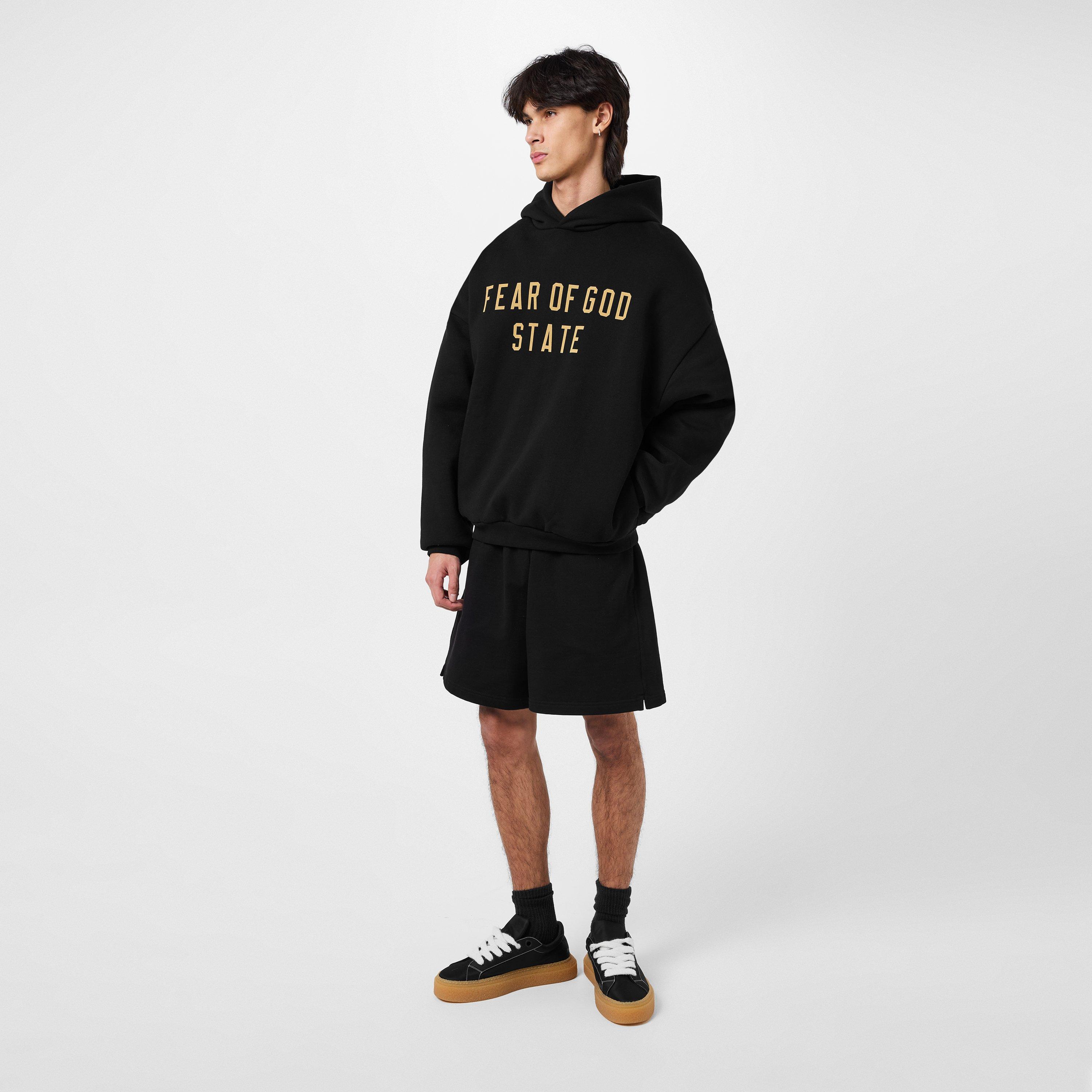 Black - Fear Of God Essentials - Fleece Hoodie - 6