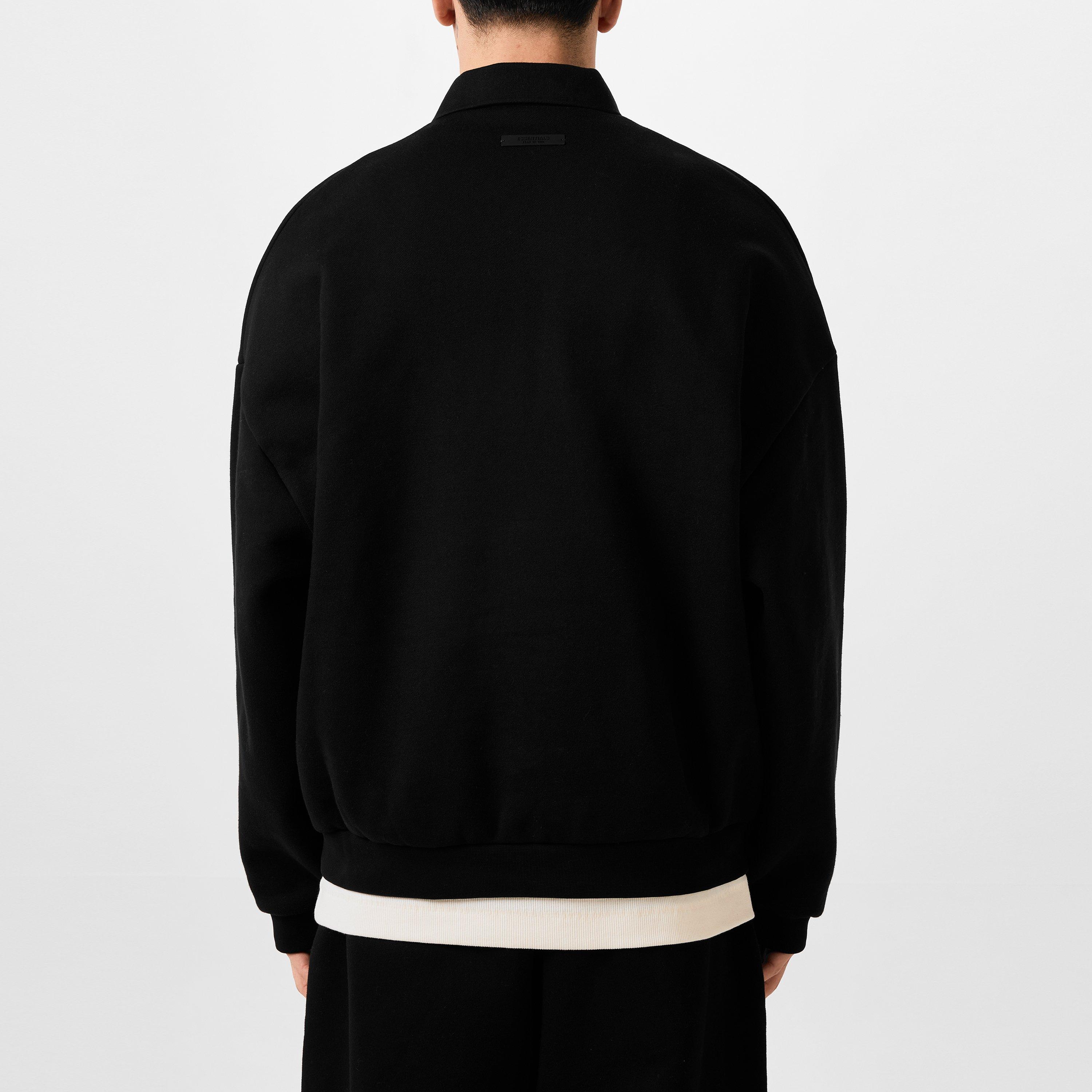 Black - Fear Of God Essentials - Heavy Fleece Polo - 4