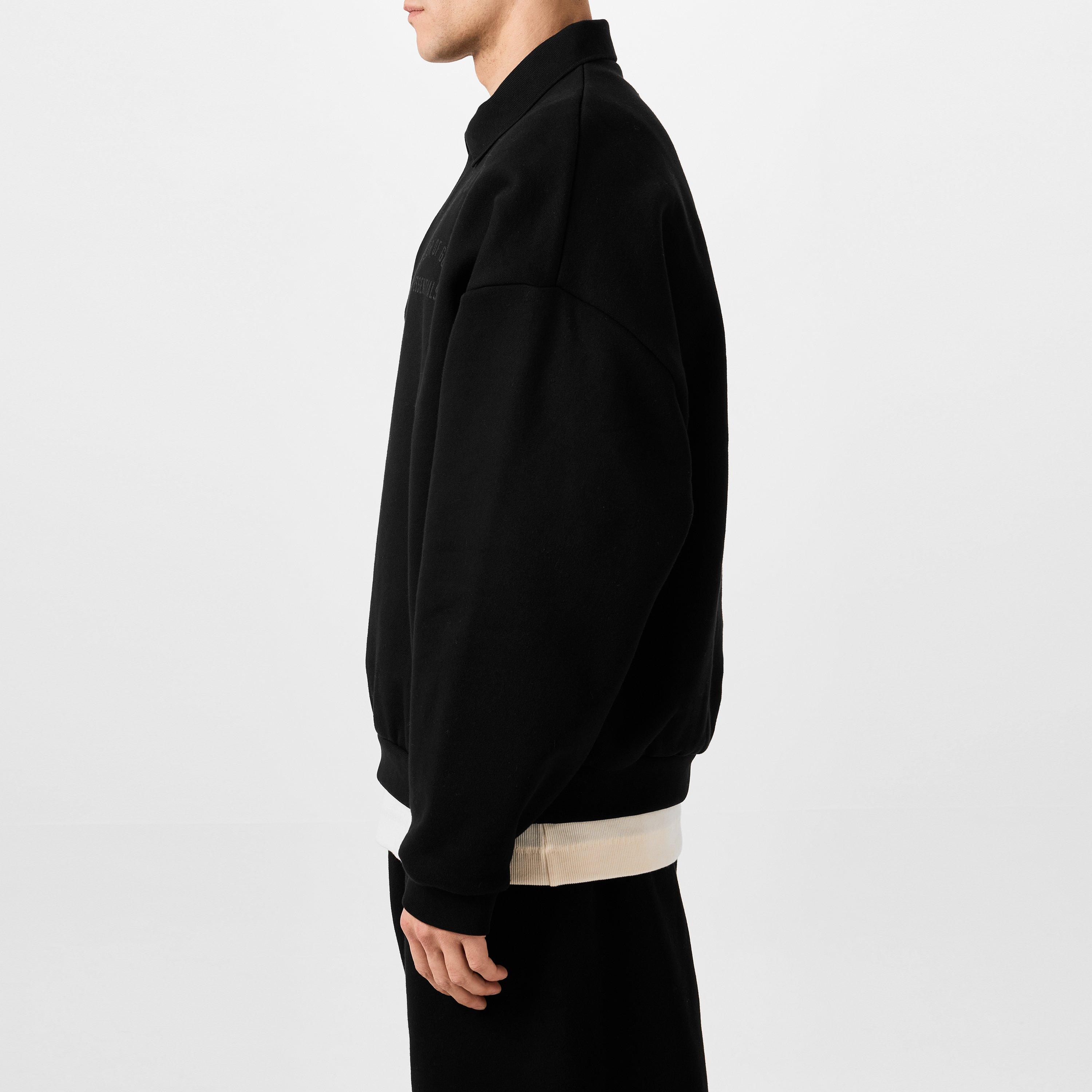 Black - Fear Of God Essentials - Heavy Fleece Polo - 5