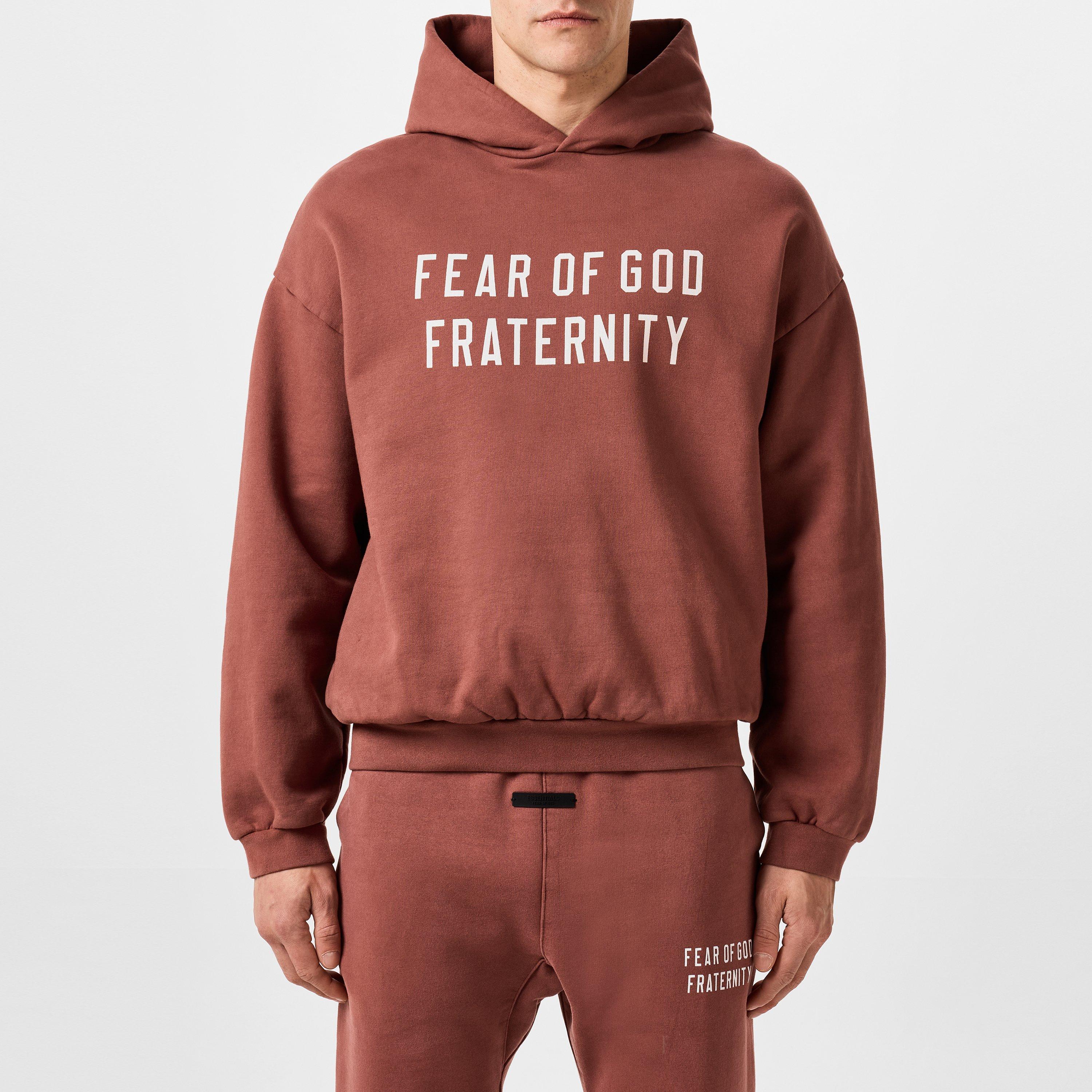 Crimson - Fear Of God Essentials - Heavy Fleece Hoodie - 3
