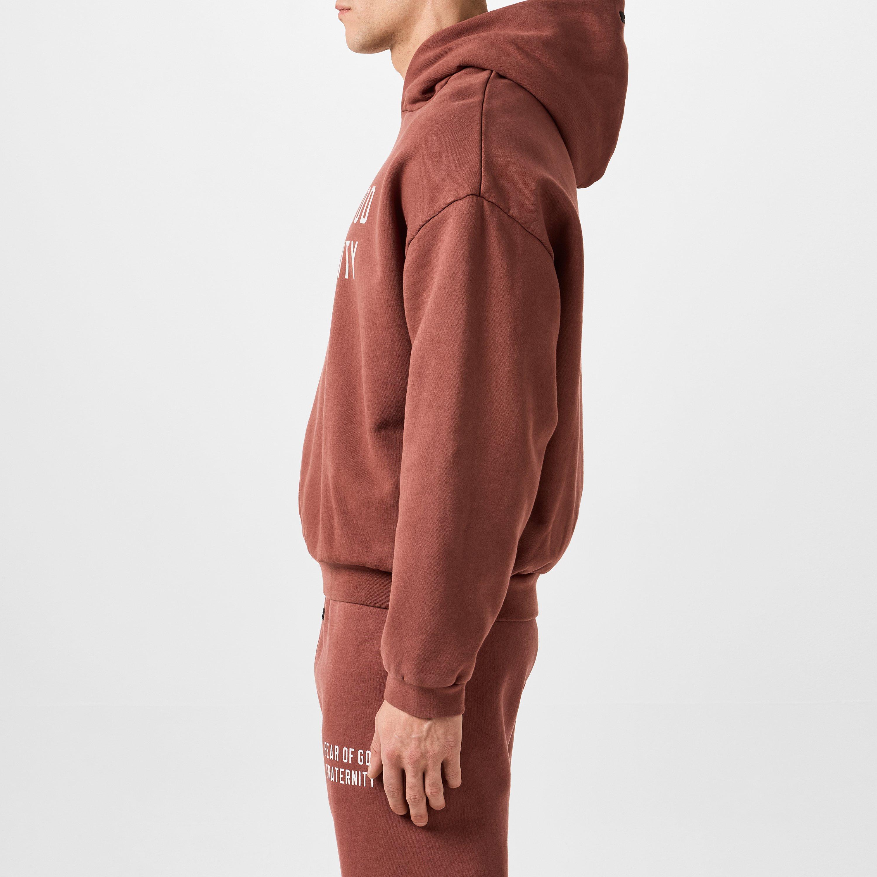 Crimson - Fear Of God Essentials - Heavy Fleece Hoodie - 5
