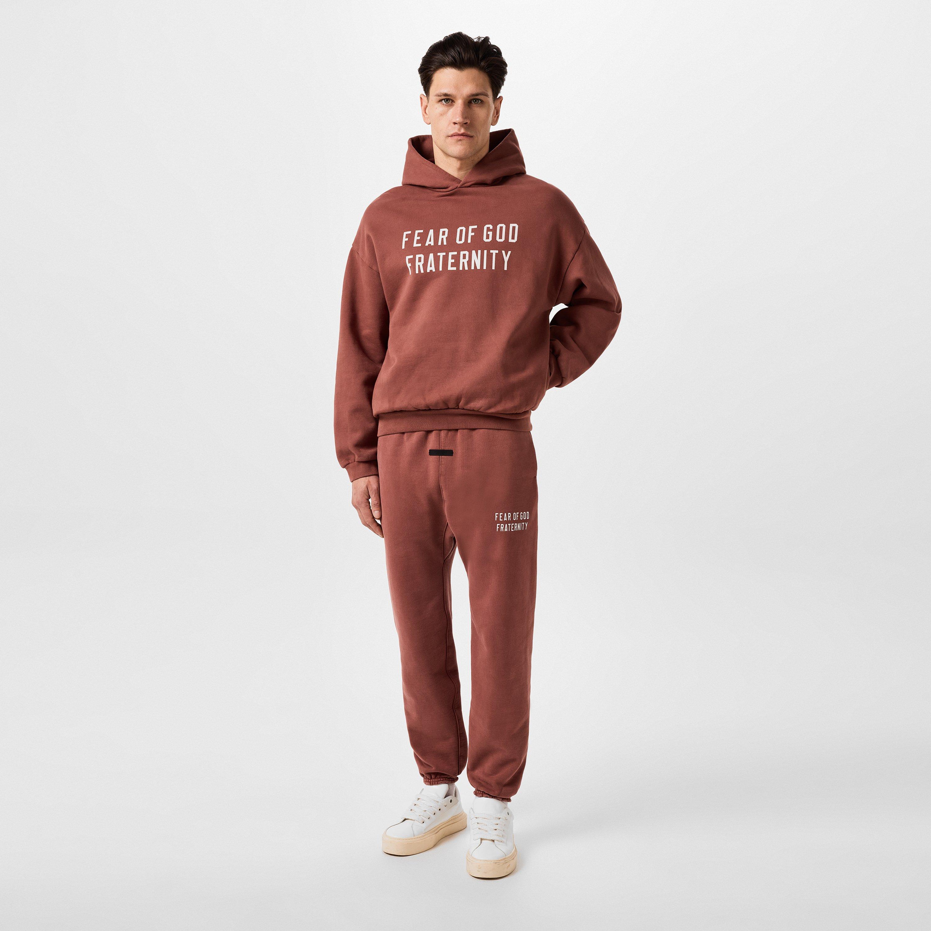 Crimson - Fear Of God Essentials - Heavy Fleece Hoodie - 6