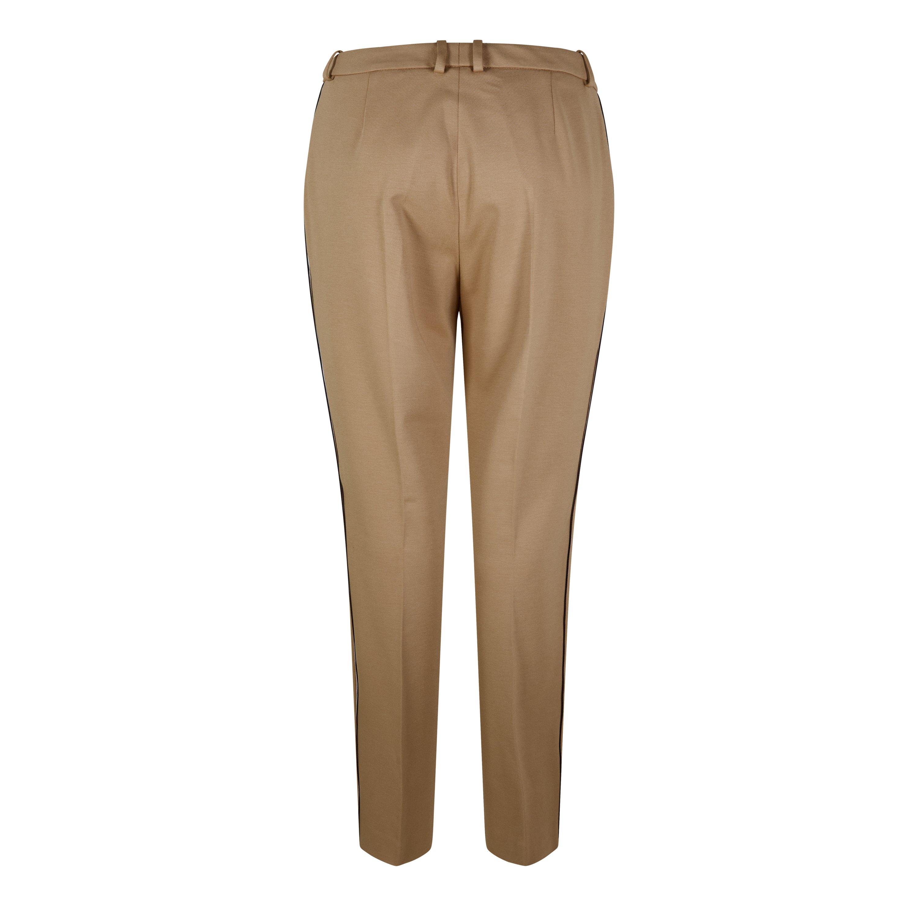Med Beige - Boss - Women's Tameah1 Straight Trousers - 3
