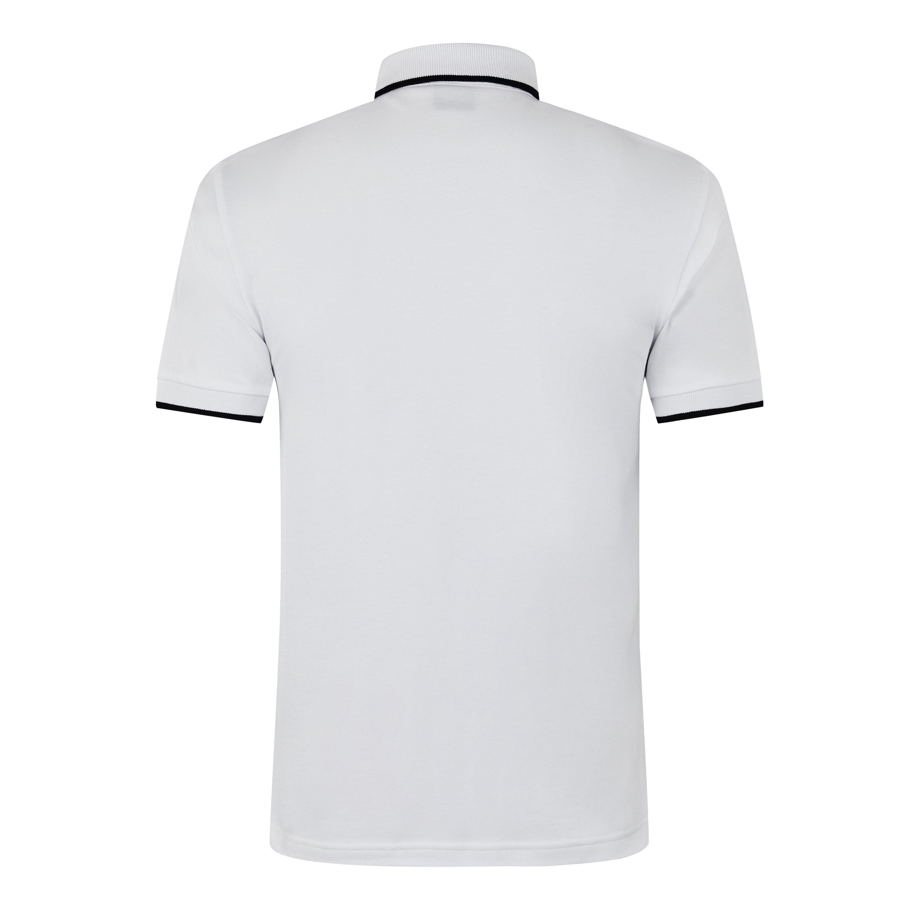 White 100 - Boss - Men's Pique Logo Polo Shirt - 8