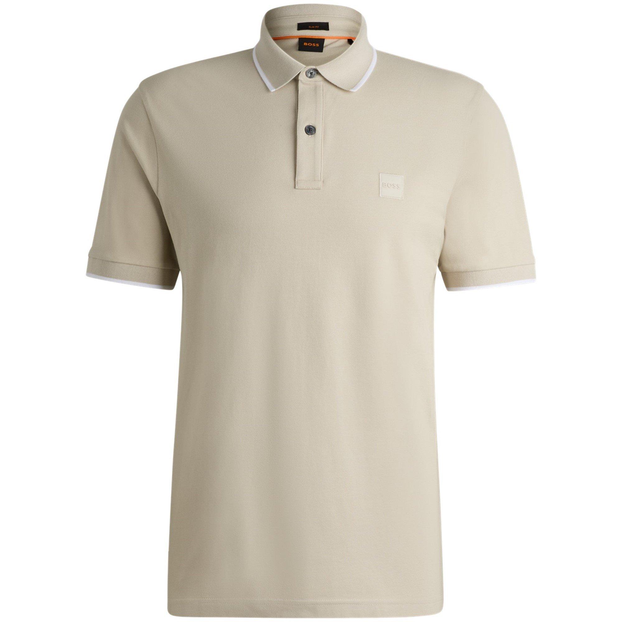 Men's Pique Logo Polo Shirt