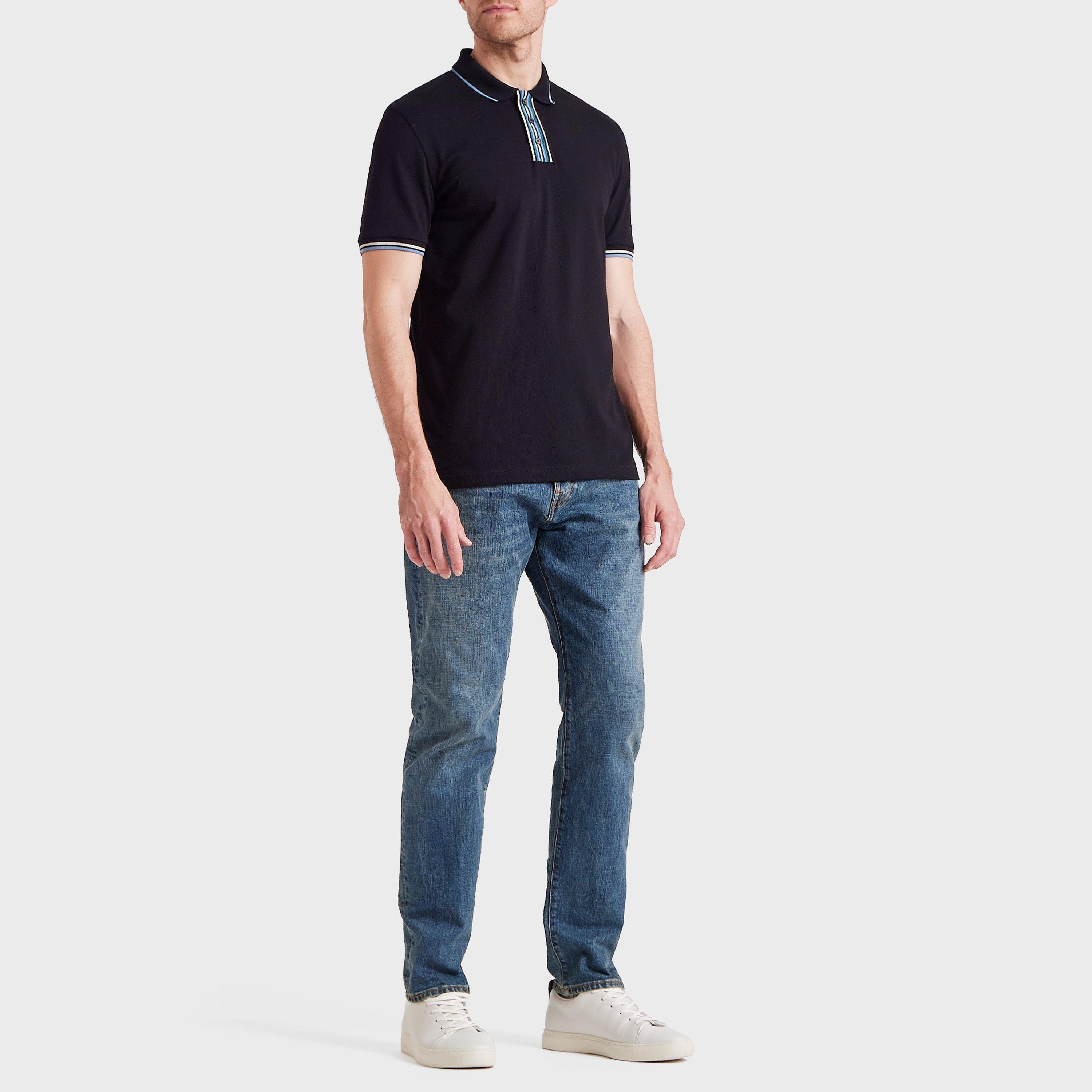 Black 79 - PS Paul Smith - Stripe Tipping Polo Shirt - 7