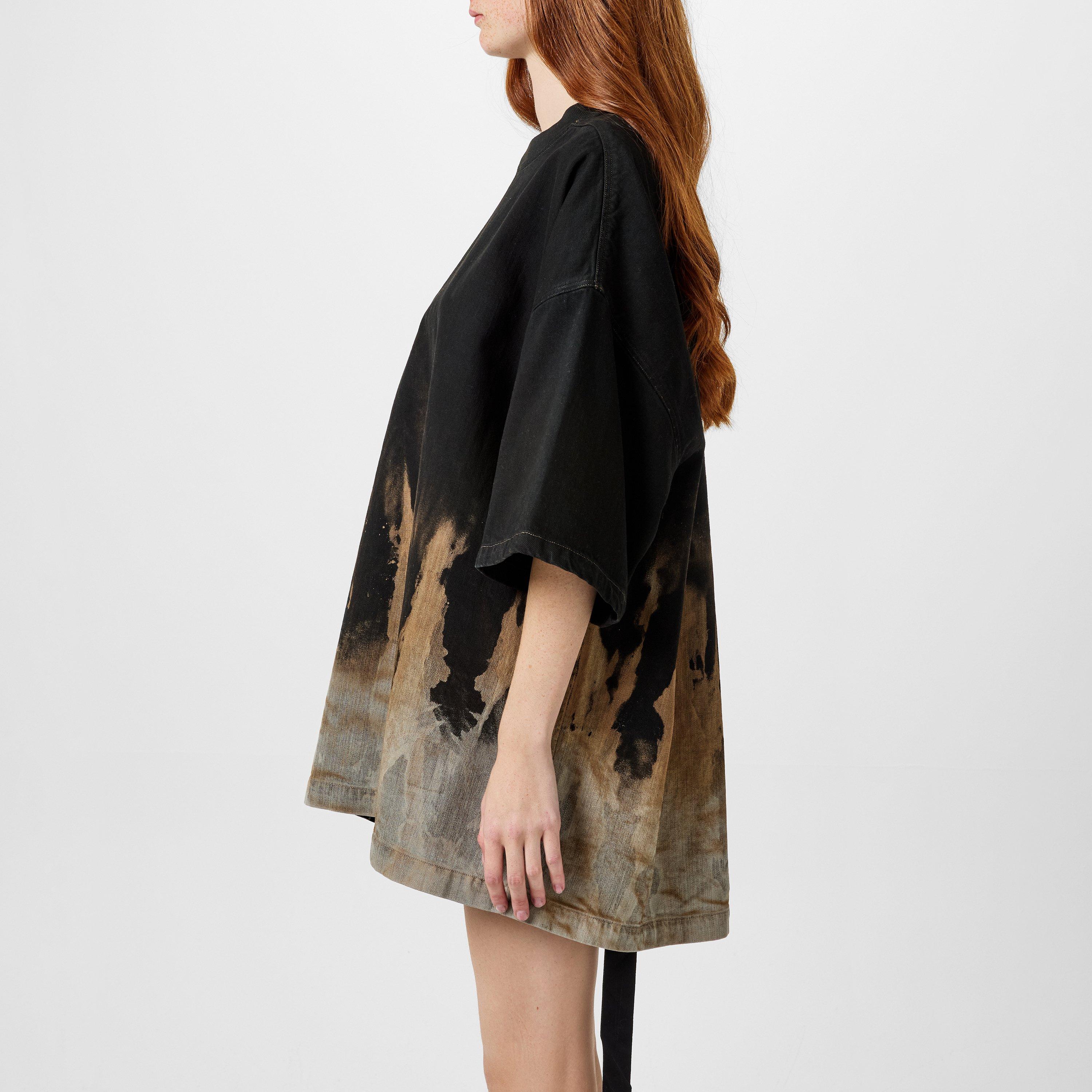 Black/ Terra - Rick Owens Drkshdw - Tommy T-Shirt Dress - 2